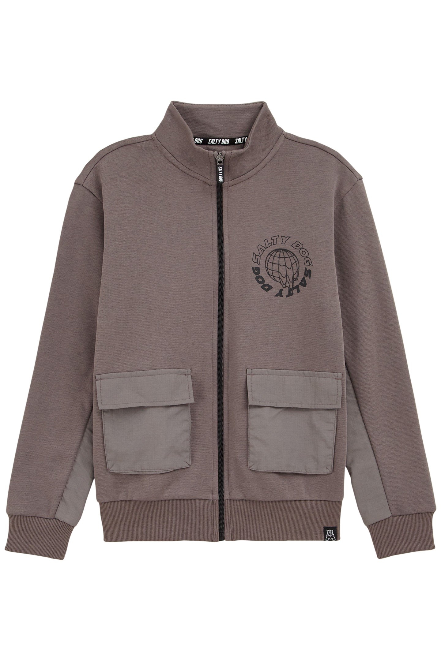 CARDIGAN WITH ZIPPER GREY 3