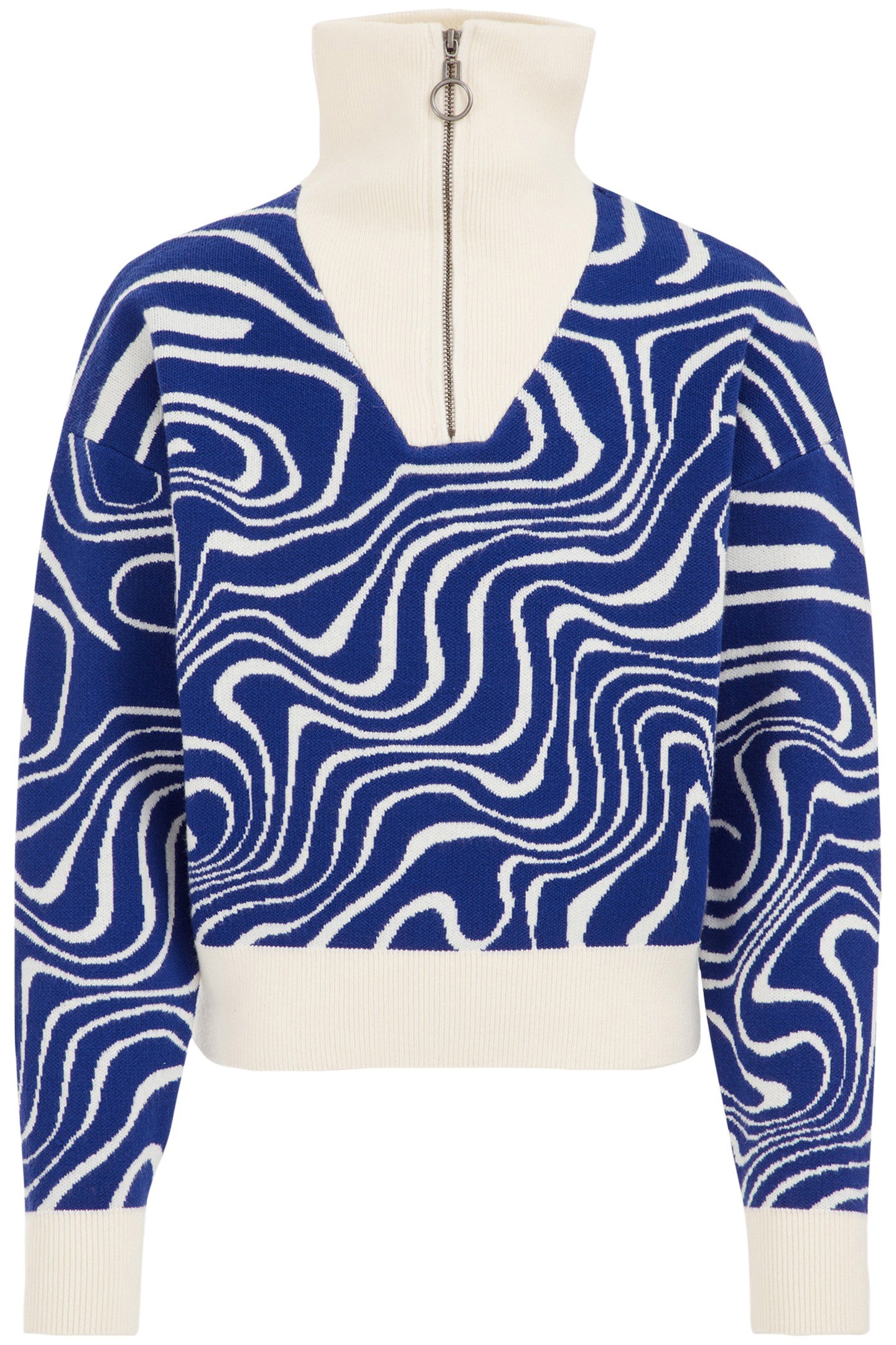 KNITTED PULLOVER COBALT BLUE 3