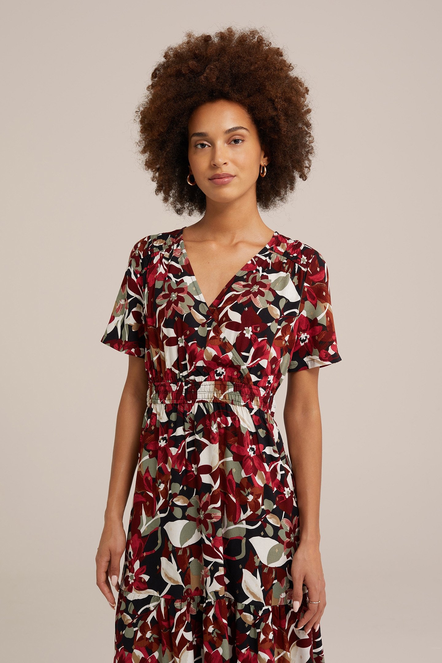 DRESS MAXI LENGTH MULTI-COLOURED 4