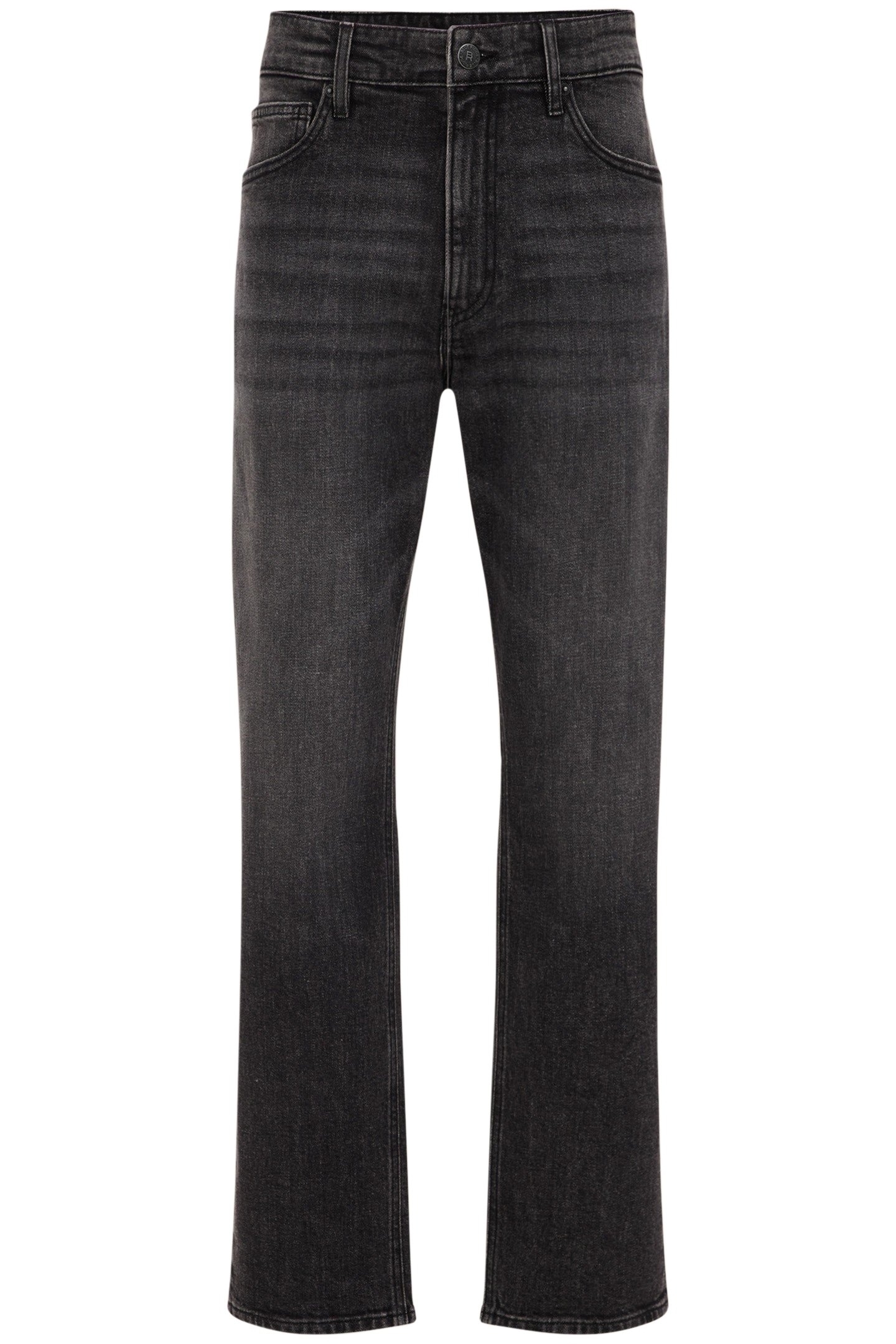 5-POCKET MID WAIST DARK GREY 4