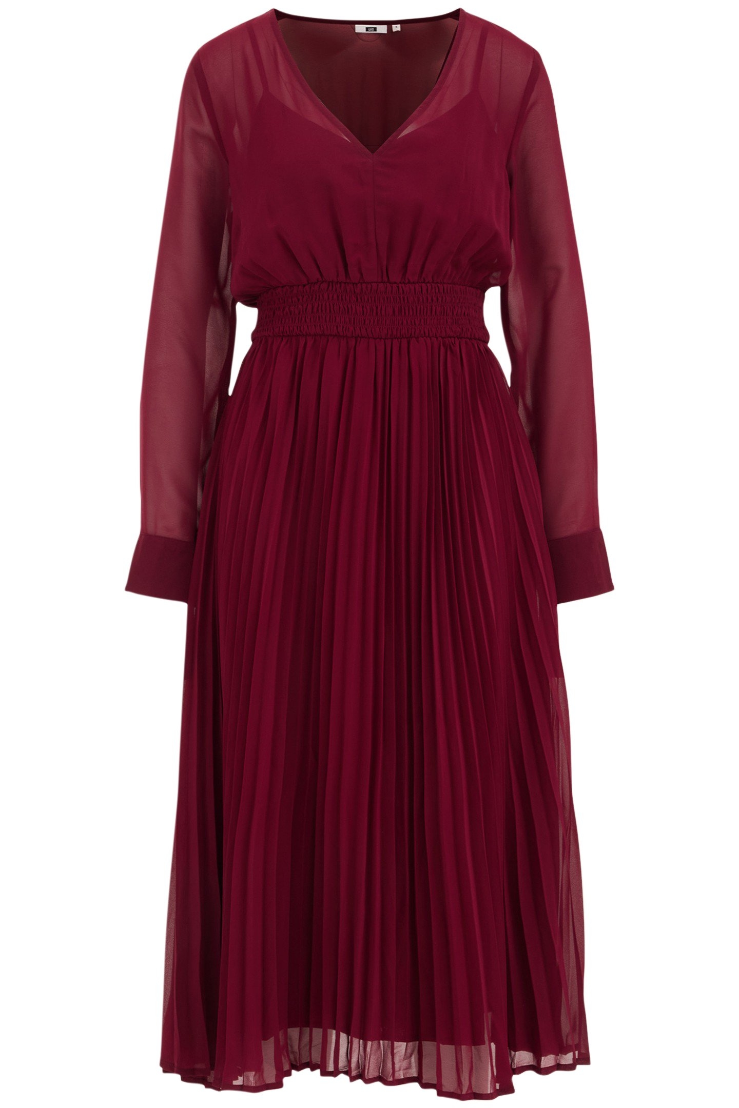 DRESS MID LENGTH VINTAGE RED 3