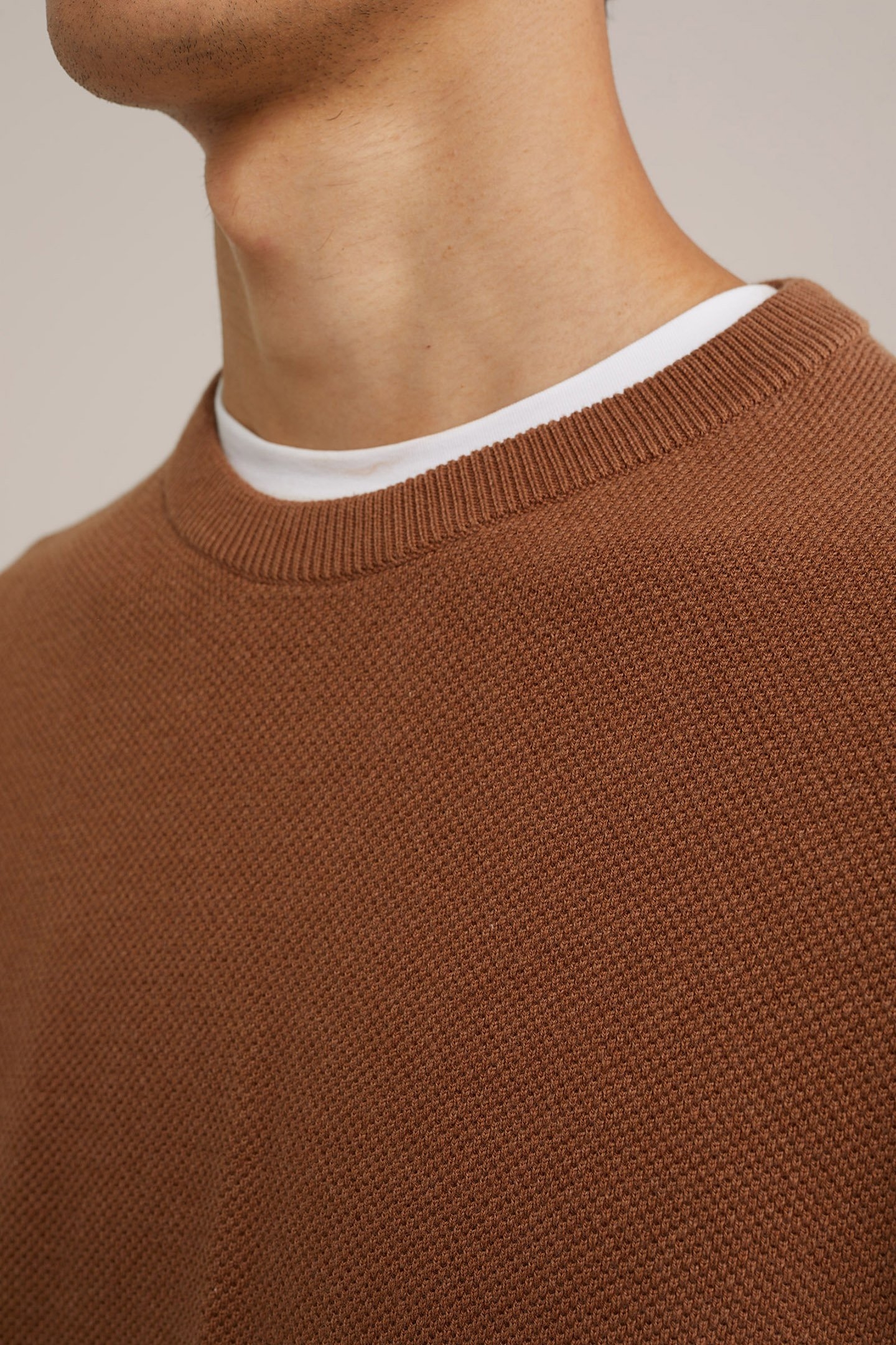PULLOVER LIGHT BROWN 5