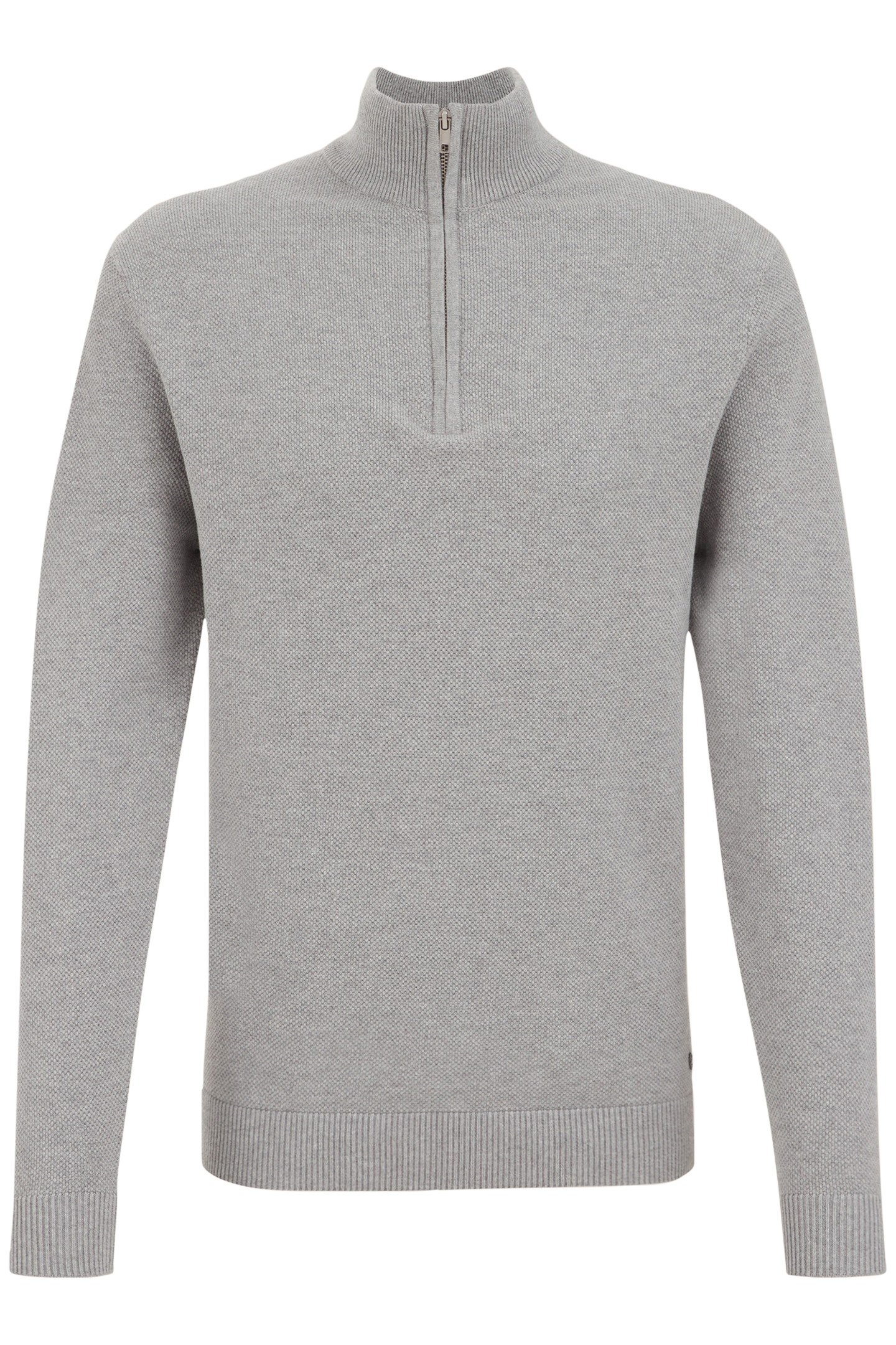 HALFWAY ZIPPER LIGHT GREY 4