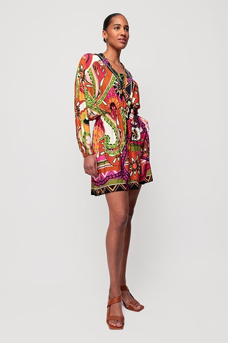 DRESS FUN DESSIN LIMELIGHT/BROWN/VIOLET 4