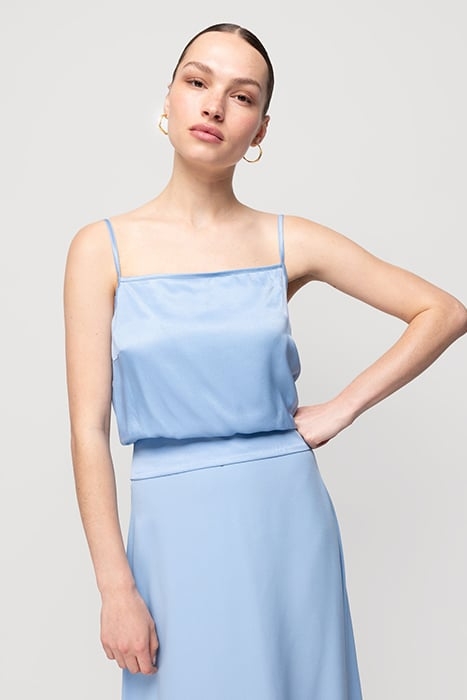 CHIQUE STRAP TOP FROST BLUE 1
