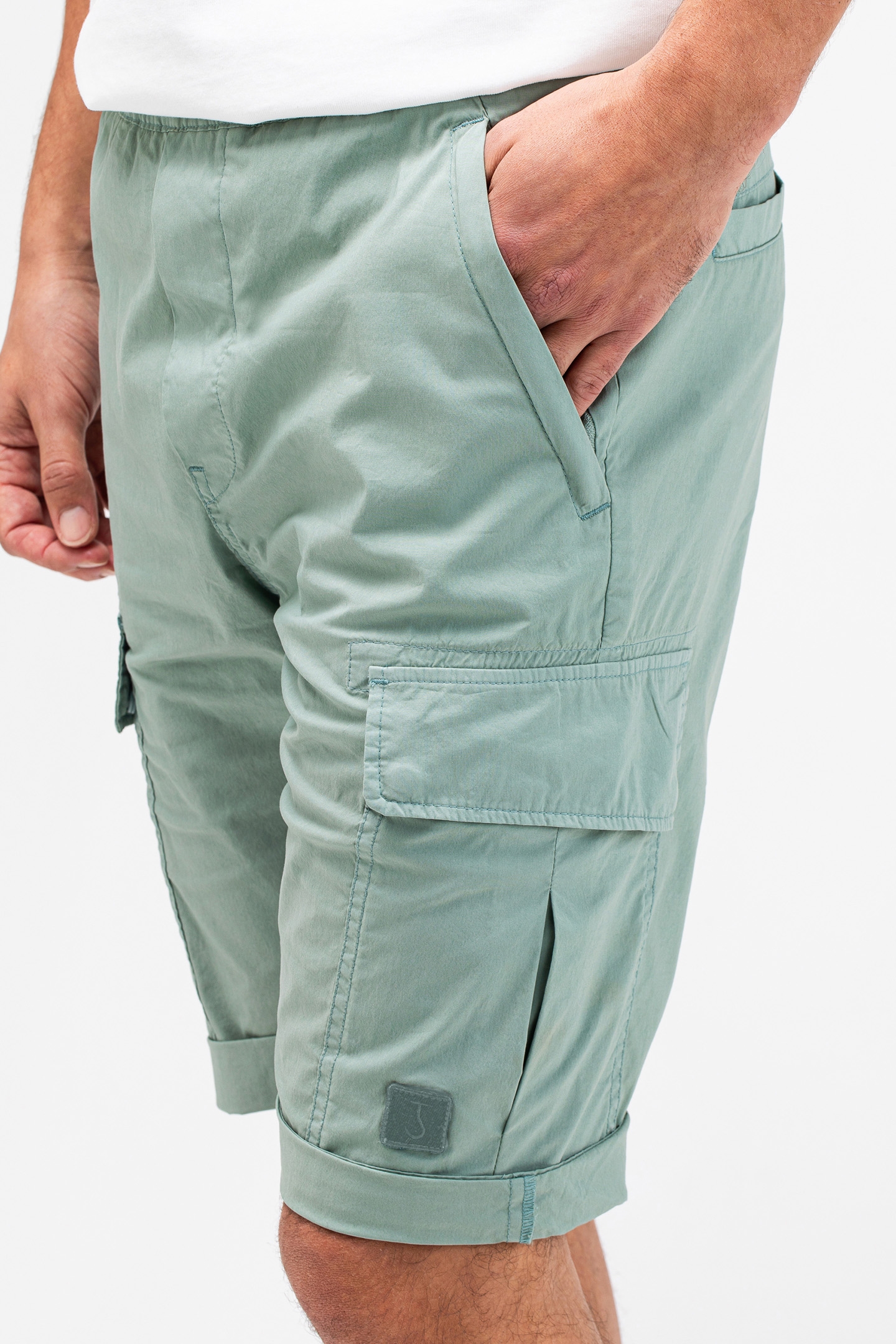 TRISTAN SLIM CARGO SHORT ICE GREEN 5