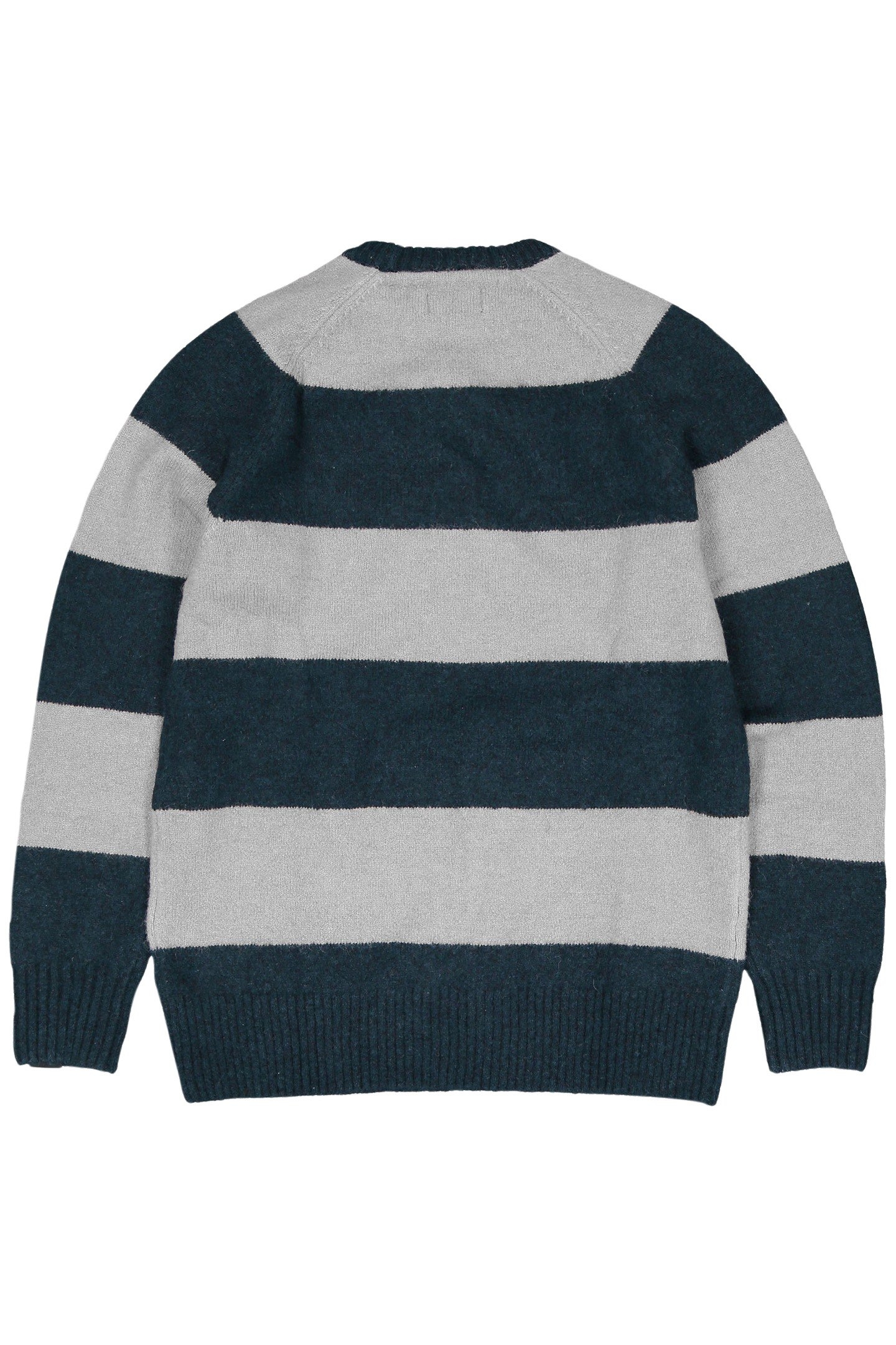 EDMUND STRIPE CREW ALASKA BLUE 4