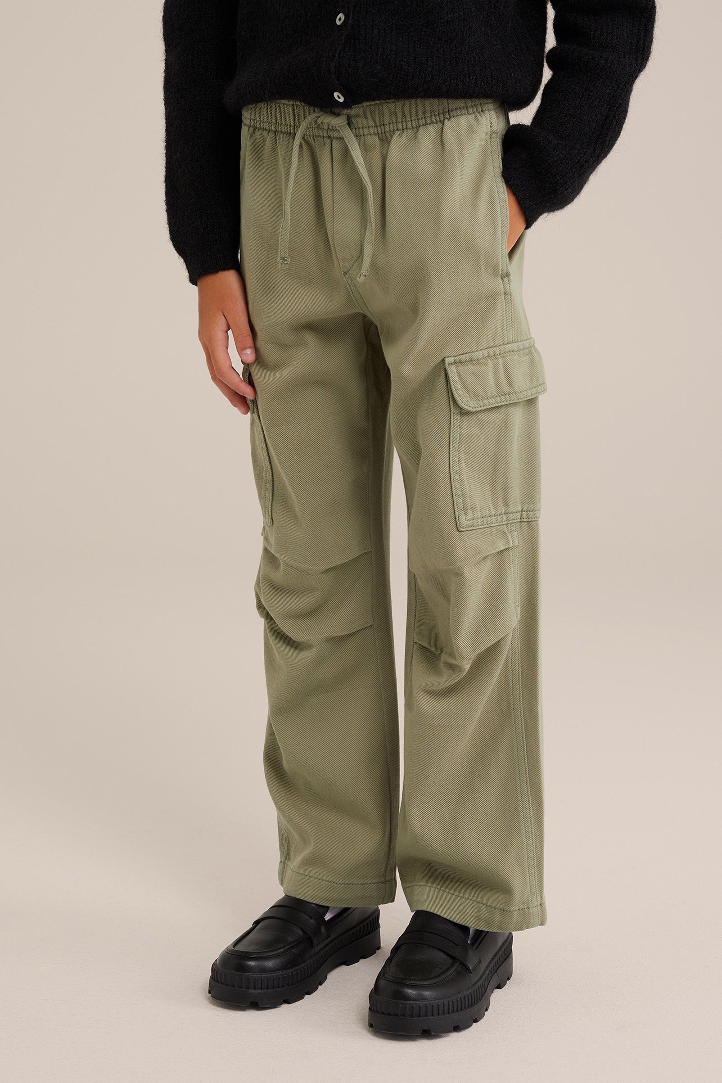 CARGO PANTS OLIVE GREEN 1
