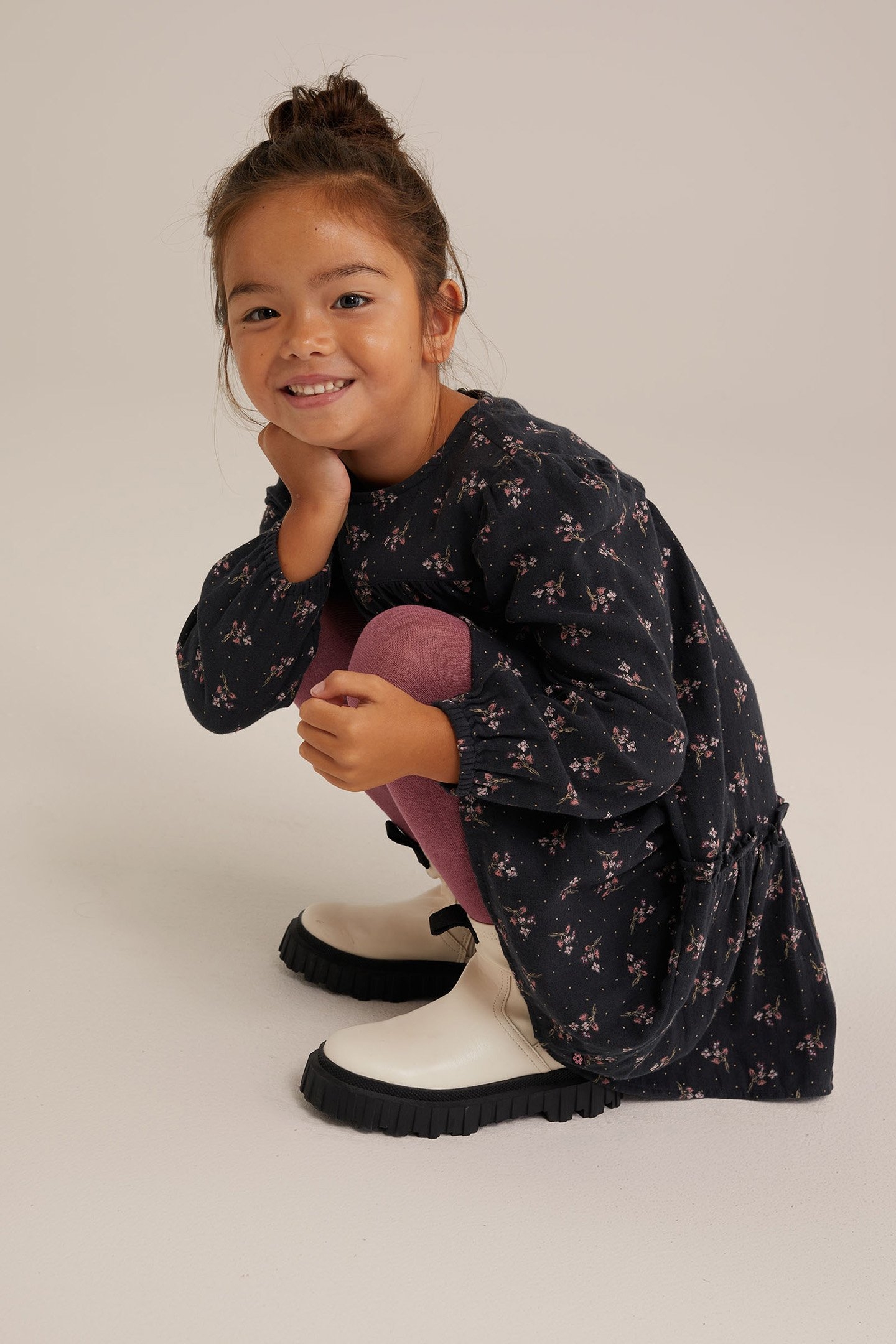 DRESS MID LENGTH DARK GREY 4