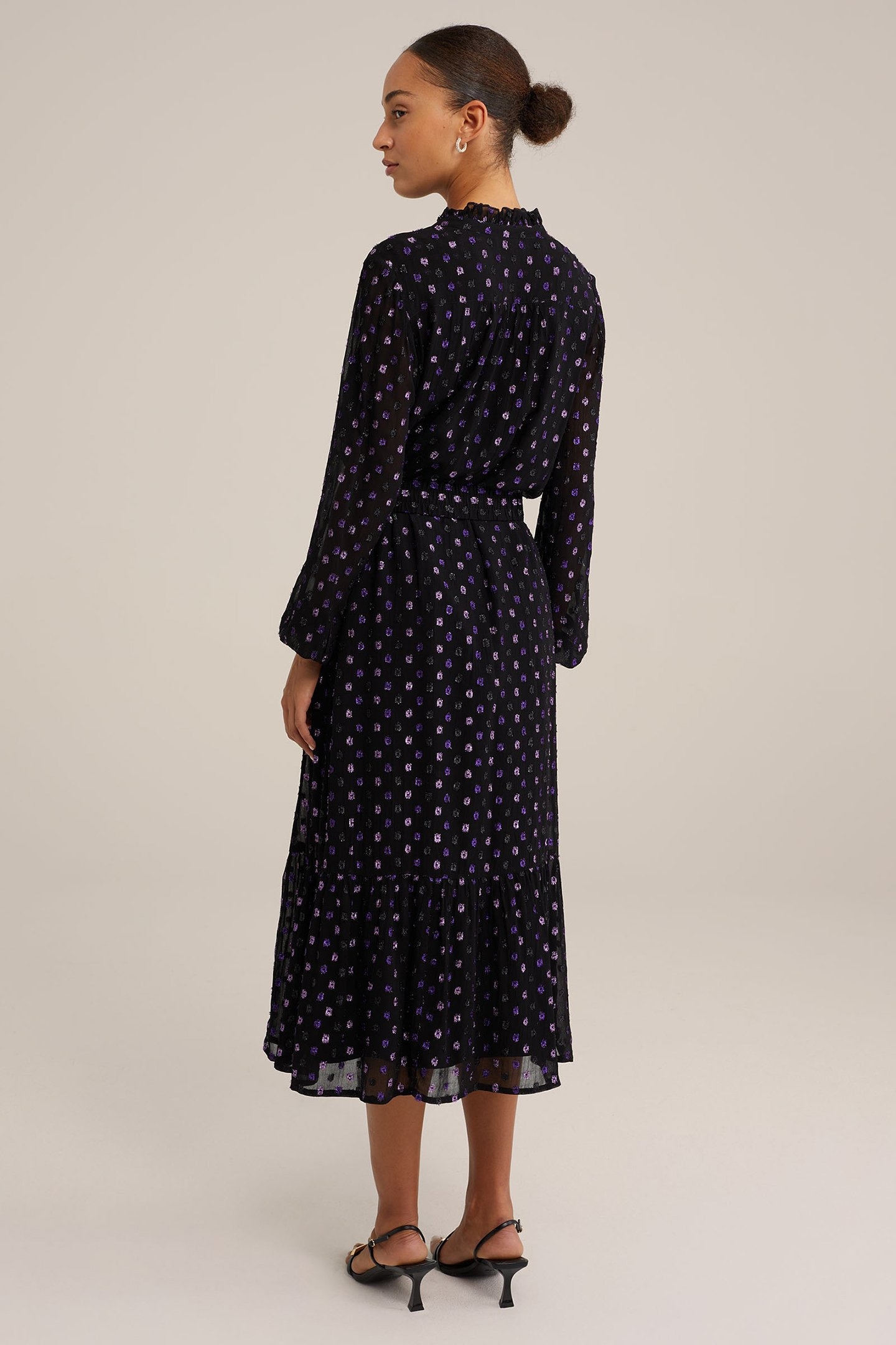 DRESS MID LENGTH BLACK 2