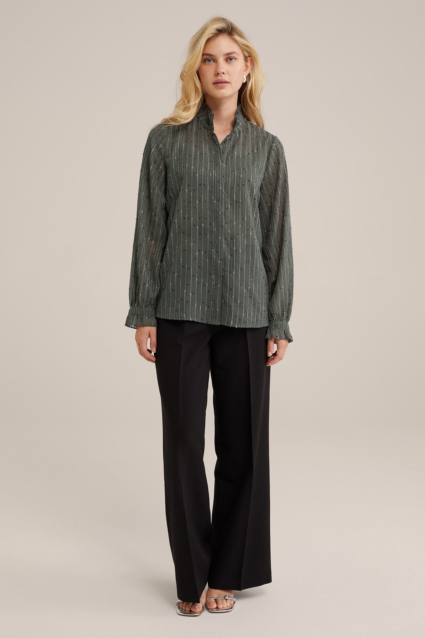 BLOUSE OLIVE GREEN 3