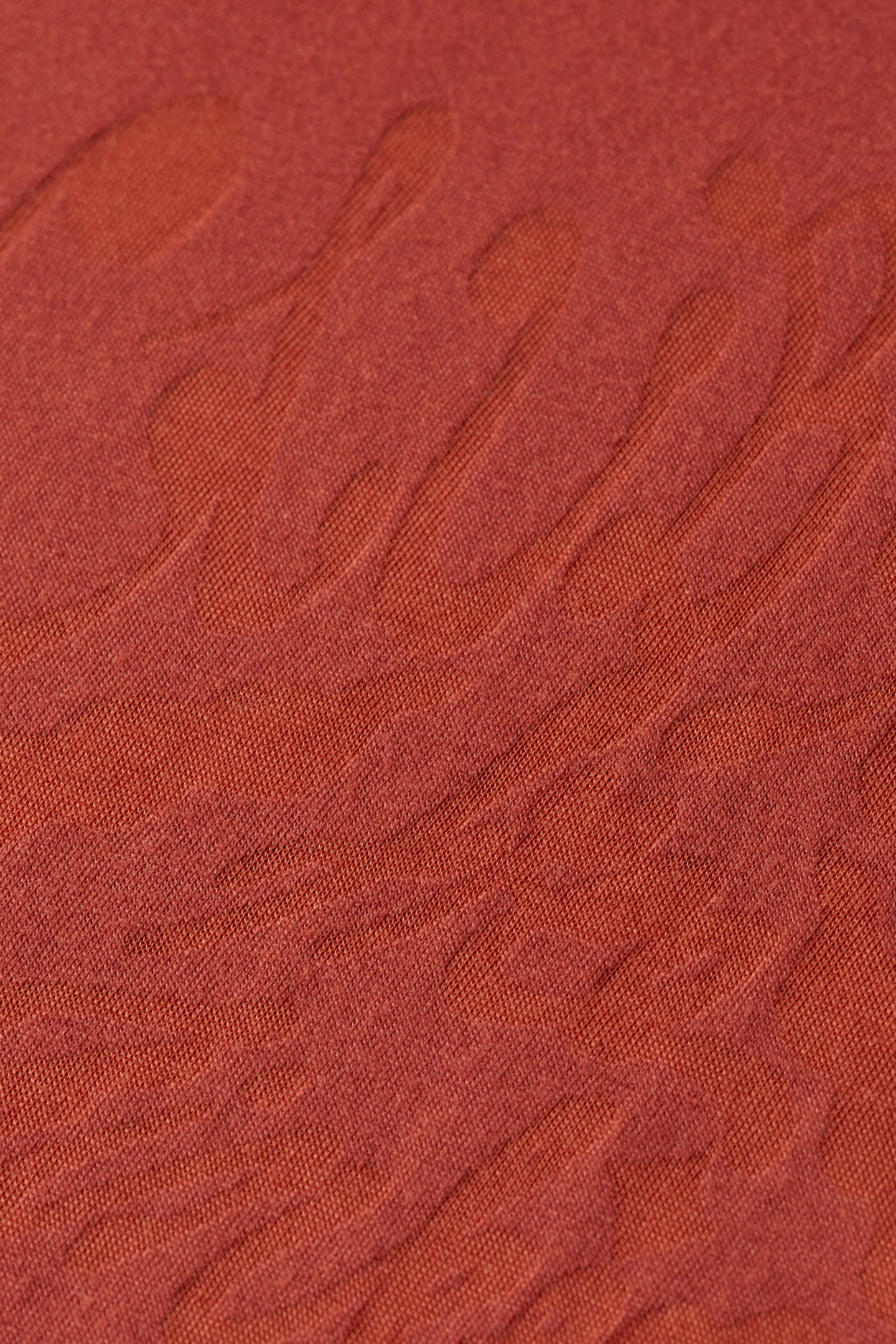 BURN OUT ARTWORK RELAXED FIT T-SHIRT RUST 3