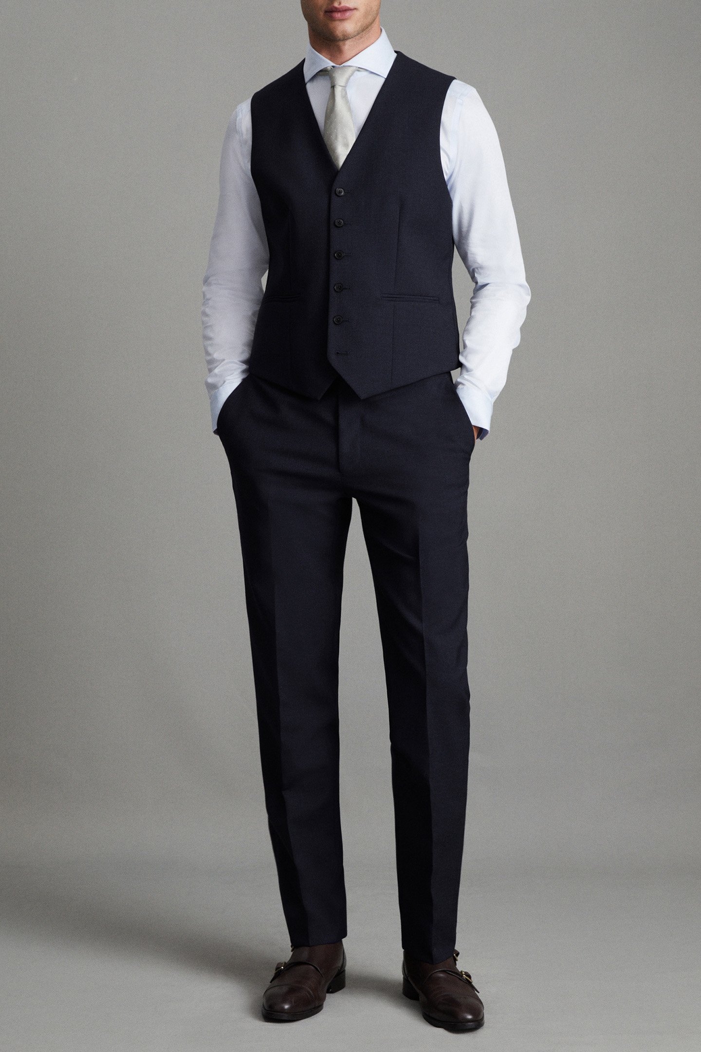 BOLD-SB SIX BUTTON WOOL B NAVY 3