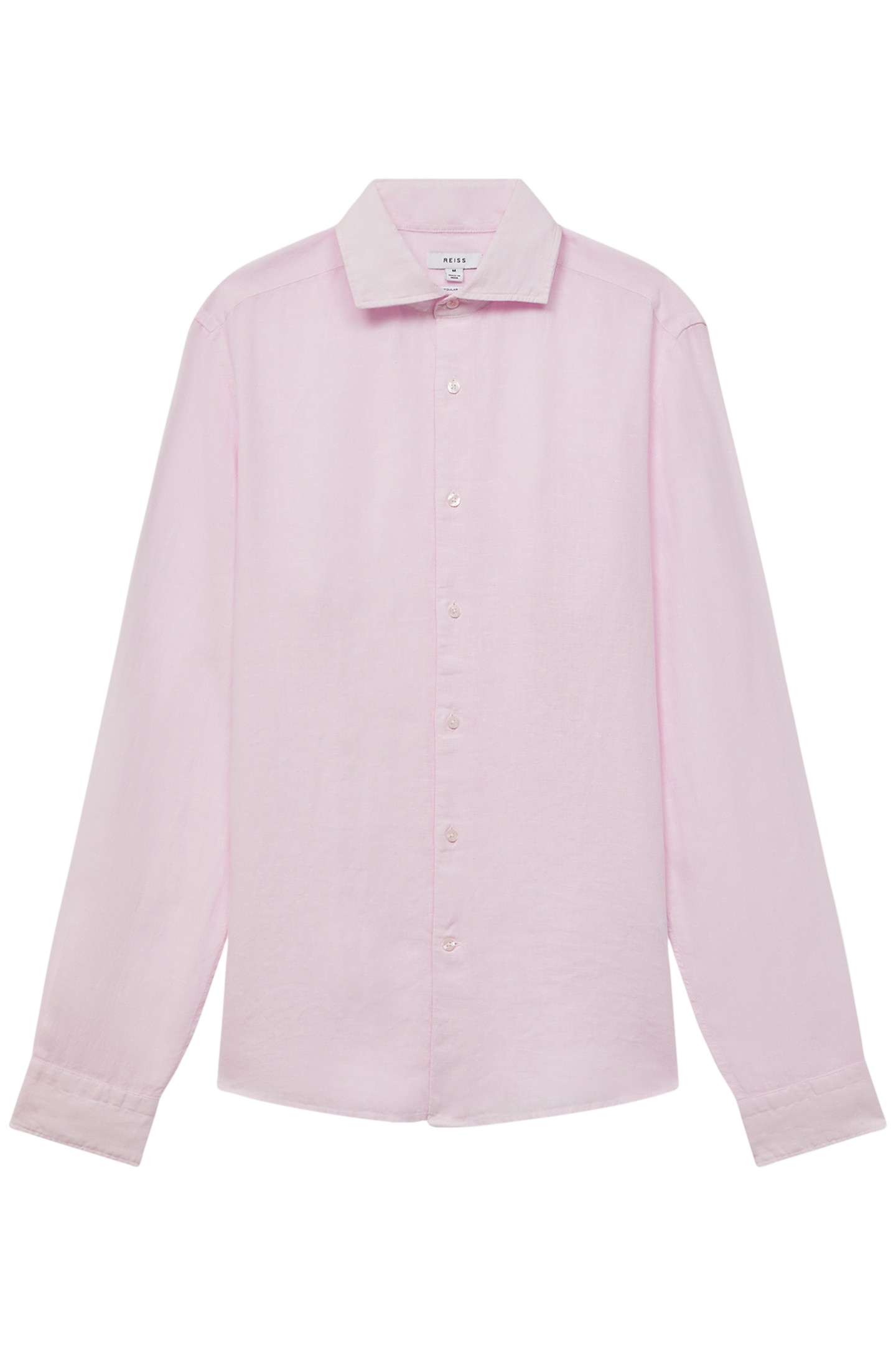 RUBAN-LS LINEN SHIRT SOFT PINK 2