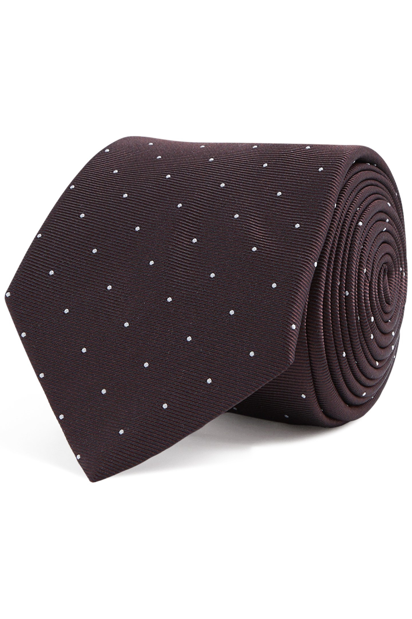 LIAM-TEXTURED POLKA DOT S BURGUNDY 1