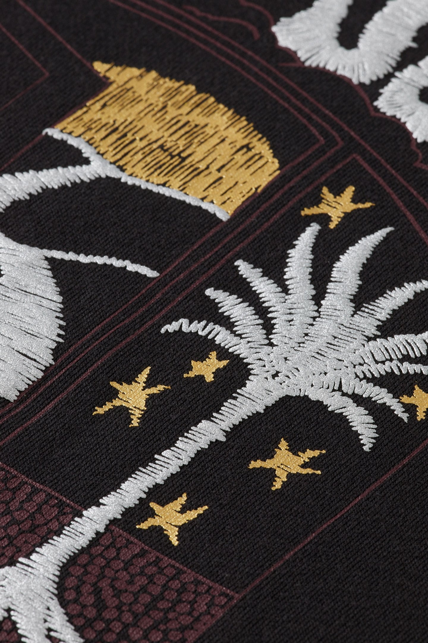 FRONT BACK FESTIVE ARTWORK RELAXED FIT SWEATSHIRT EVENING BL 7