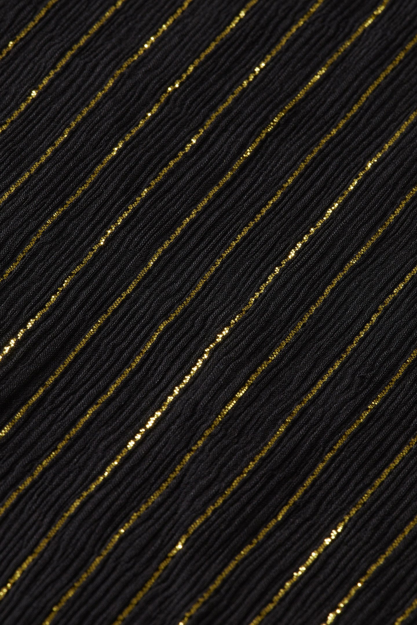 MIDI DRESS WITH LUREX AND PUFF SLEEVE EVENING BLACK 3