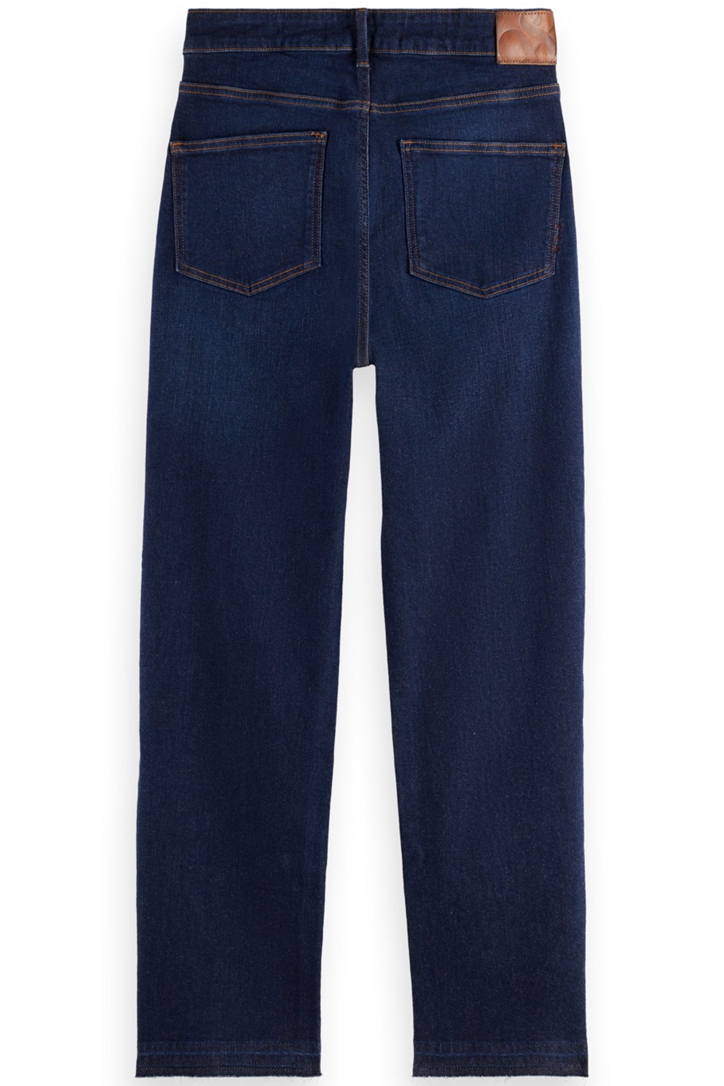 THE SKY STRAIGHT JEANS WITH EXPOSED FLY BEATEN BLUE BEATEN B 2