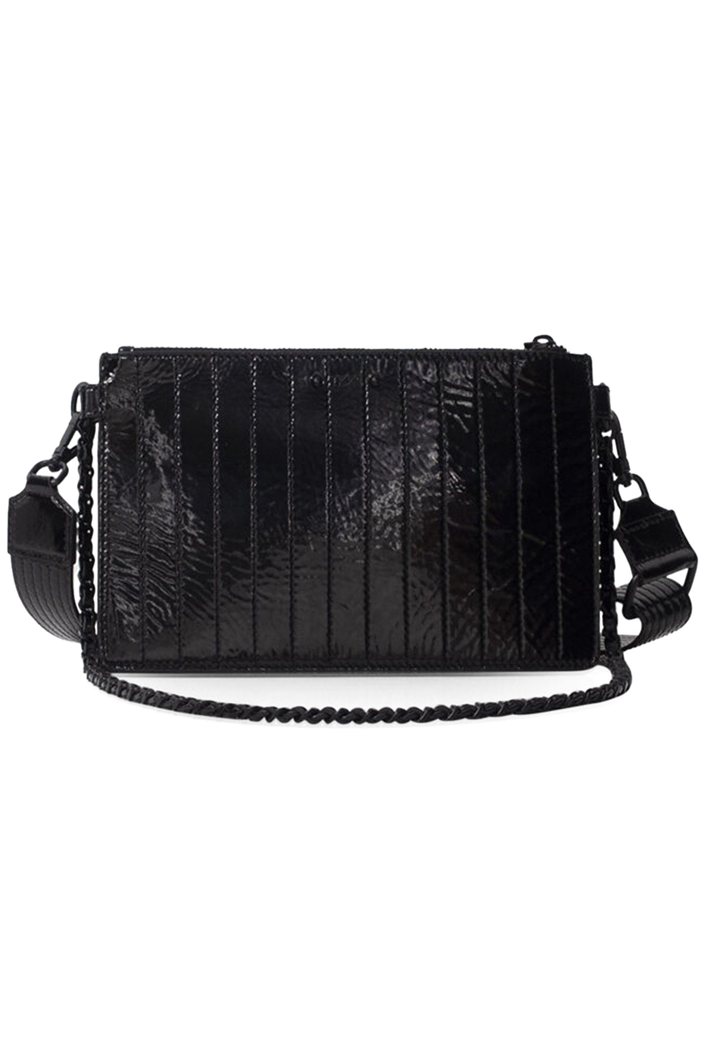 BLACK PATENT LEATHER 111 CENTRAL PARK BAG 2