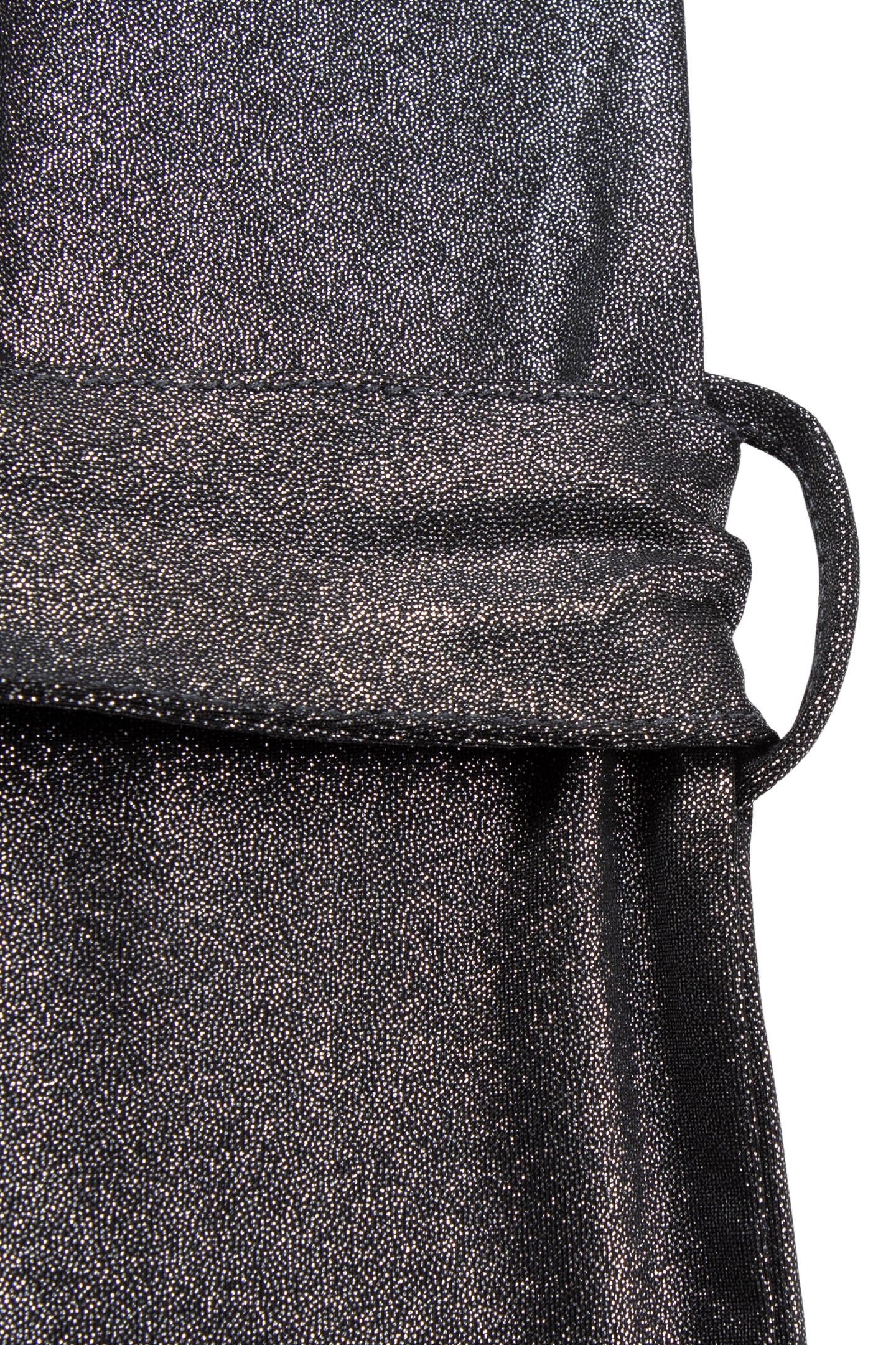 GIRLS’ SILVER LAMÉ KNIT BELTED DRESS 7