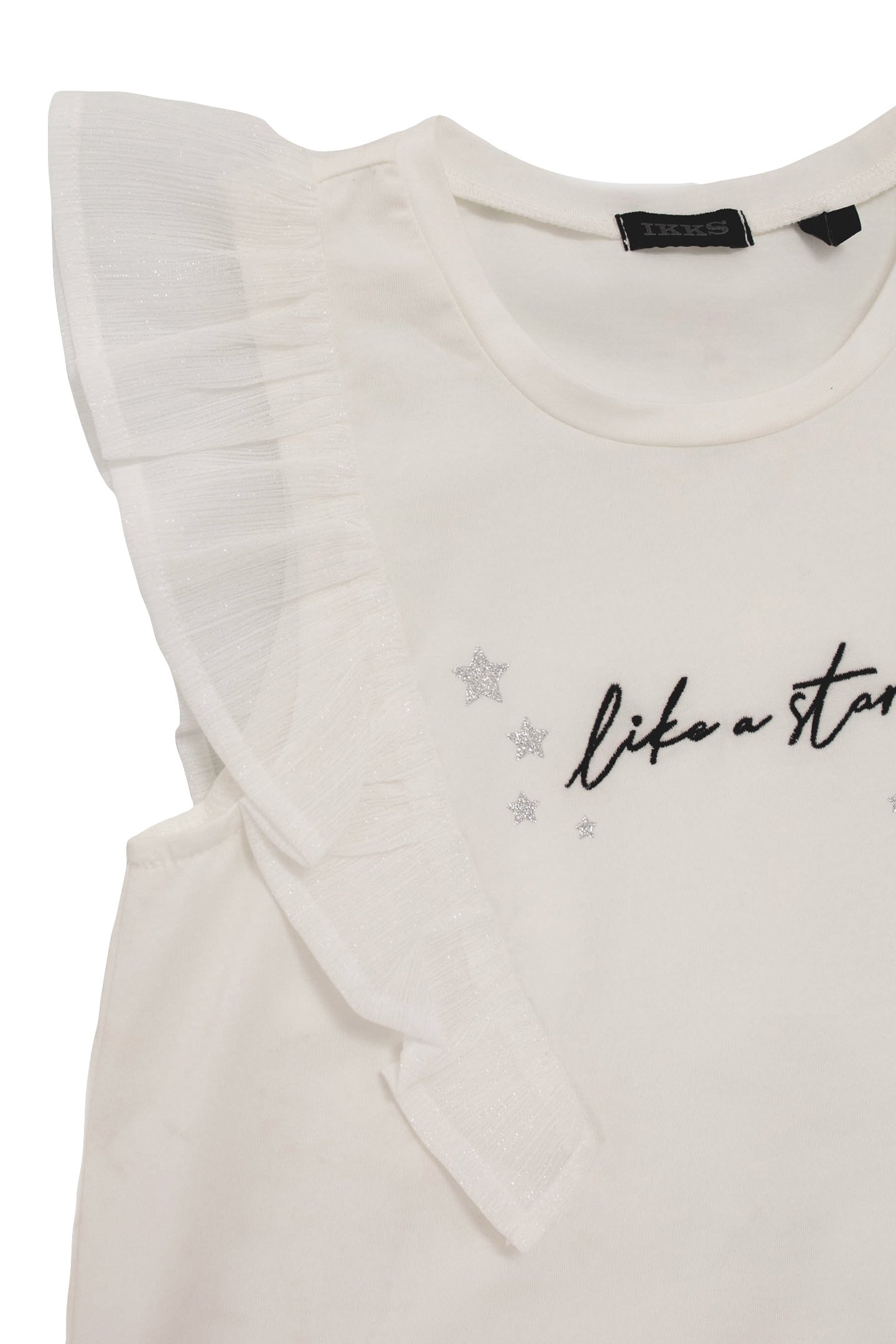 GIRLS’ WHITE RUFFLED T_SHIRT 3