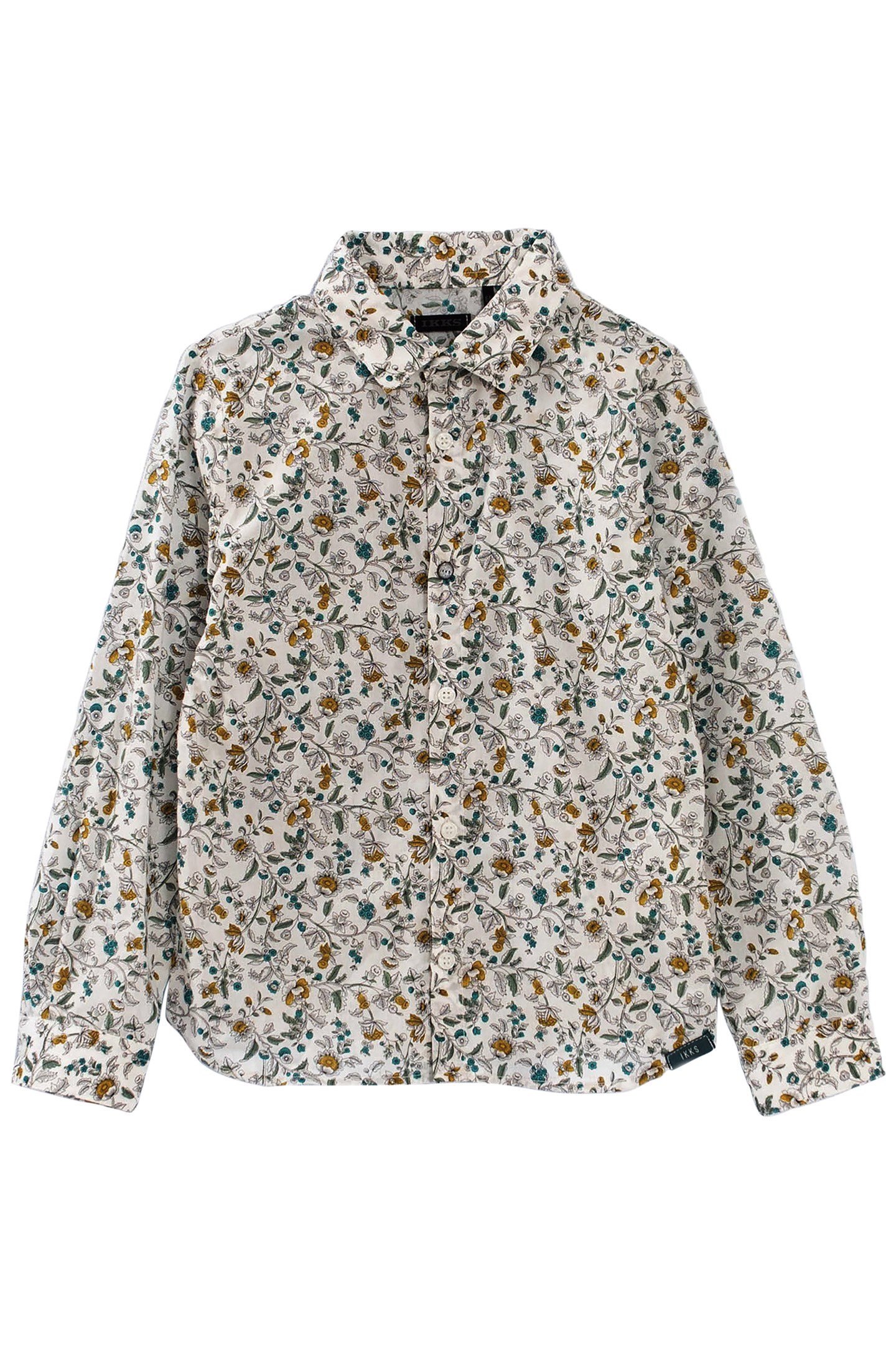 BOYS' FLOWERY MOTIF SHIRT 1