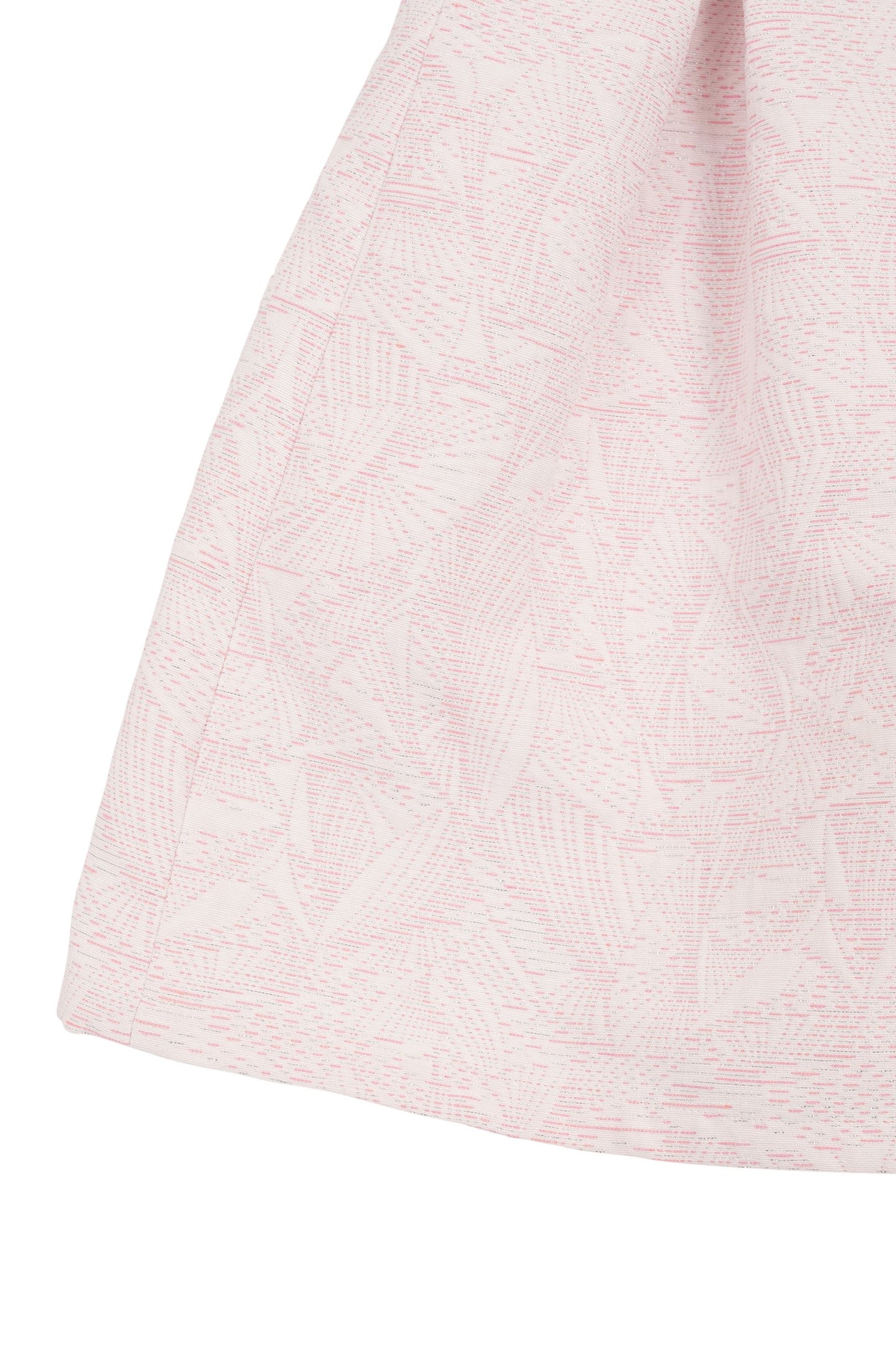 GIRLS’ PINK JACQUARD DRESS 3