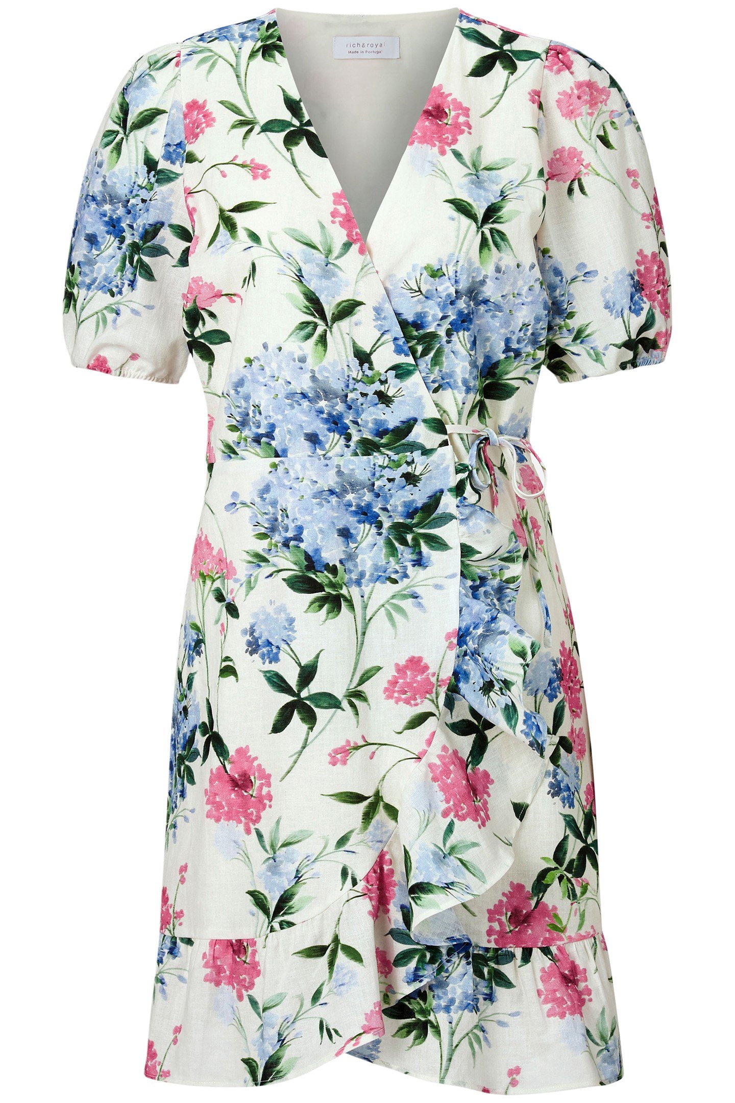 PRINTED MIDI DRESS SUSTAINABLE WHISPER WHITE 4