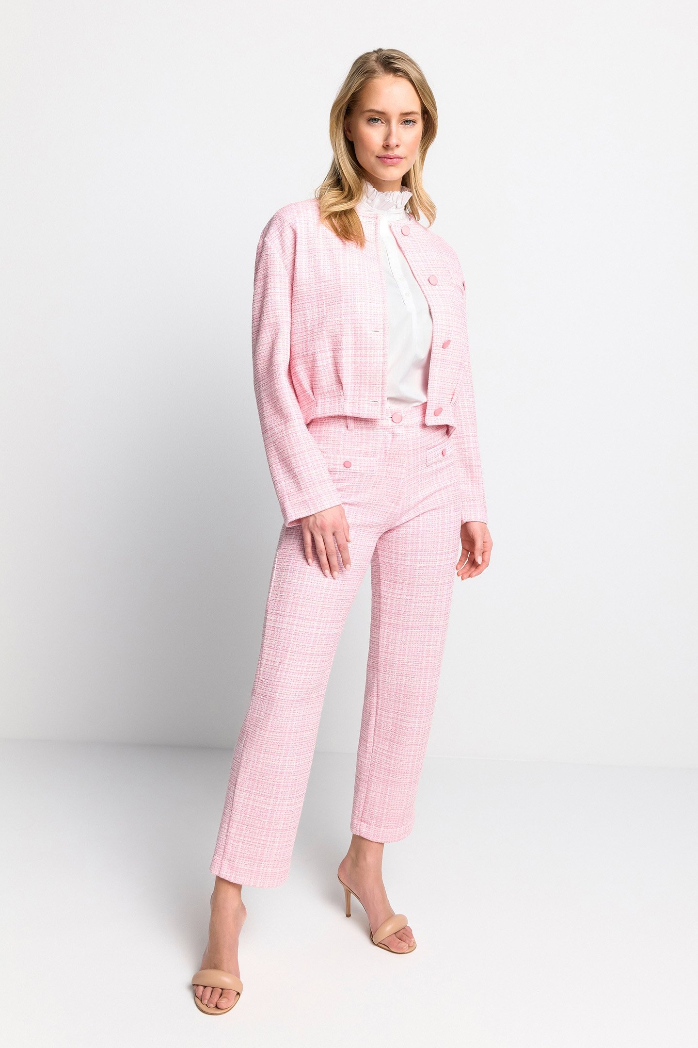 JACQUARD BOMBER JACKET GRS SORBET PINK 1