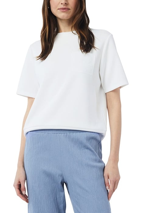 COMMA SWEATSHIRTS WHITE 1