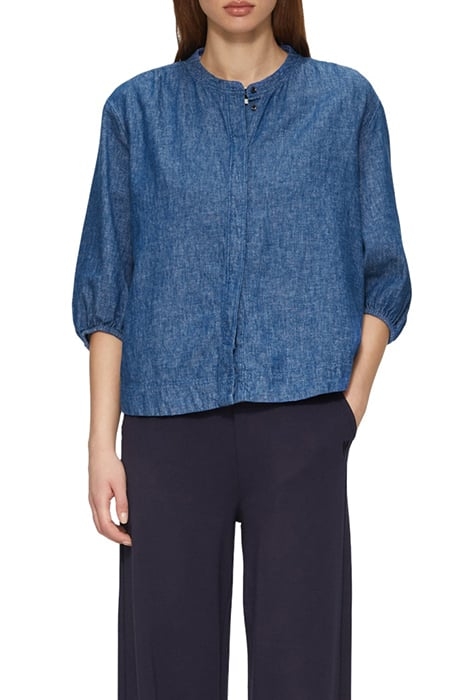 S.OLIVER BLOUSES BLUE-DENIM 1
