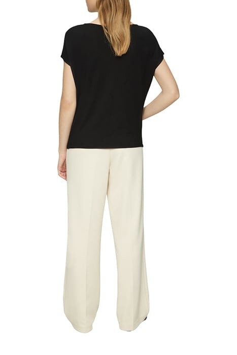 S.OLIVER T-SHIRTS GREY/BLACK 3