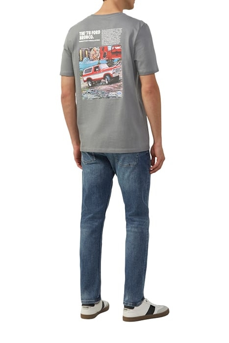 S.OLIVER T-SHIRTS GREY/BLACK 2