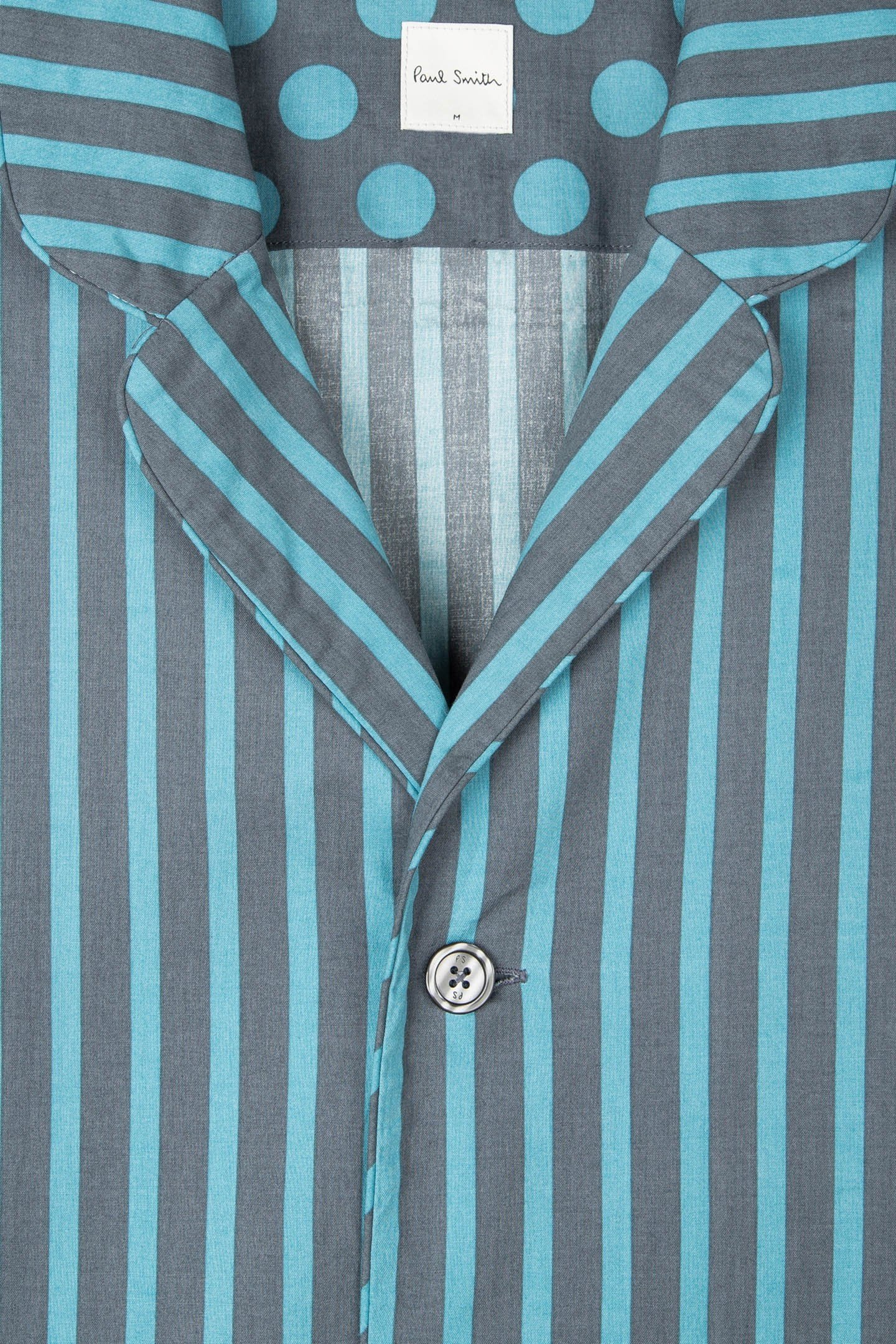 UNISEX PJ TOP L/SLV INKY BLUE 5