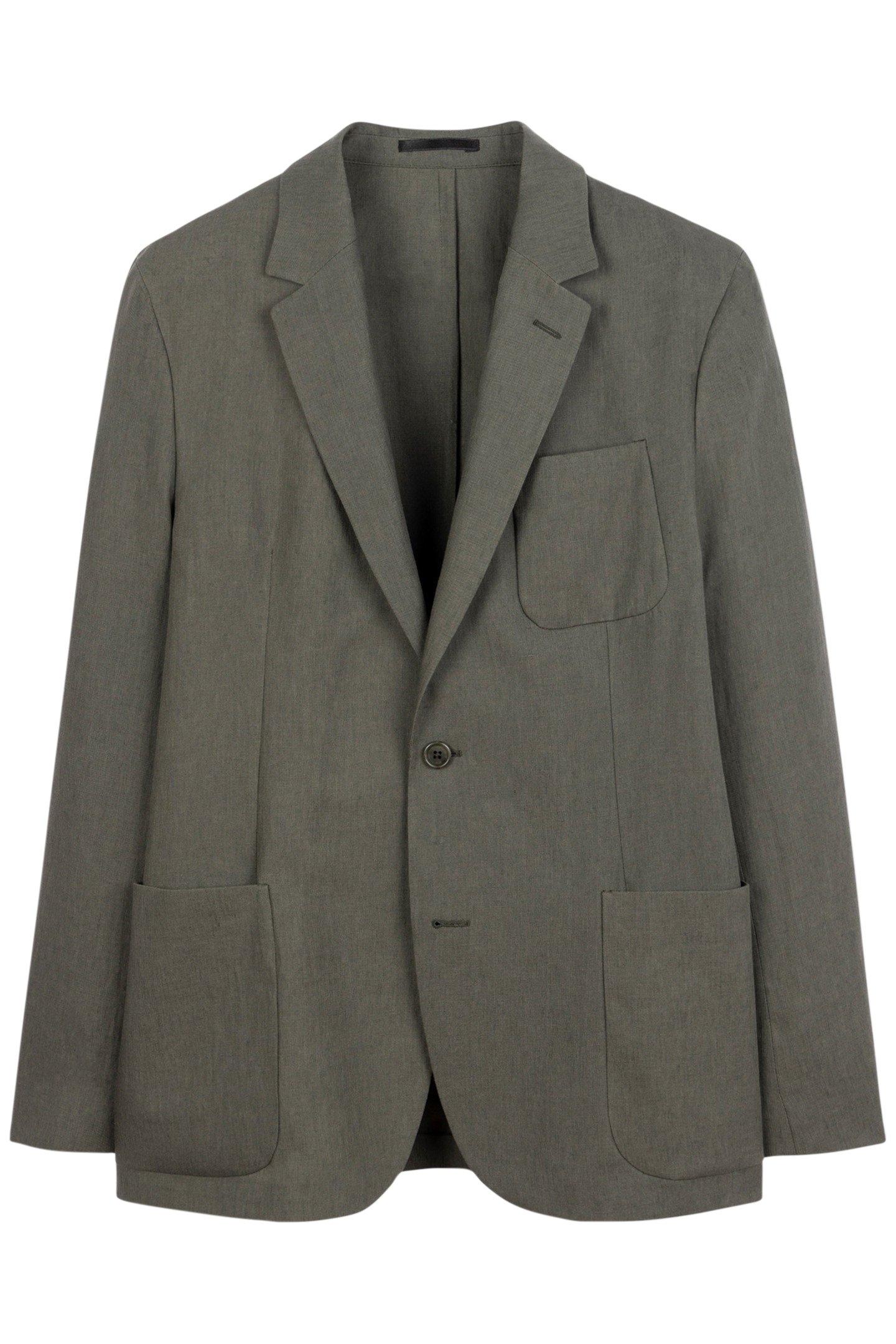 MENS 2 BTN PATCH POCKET JACKET VERY DARK GREEN 4