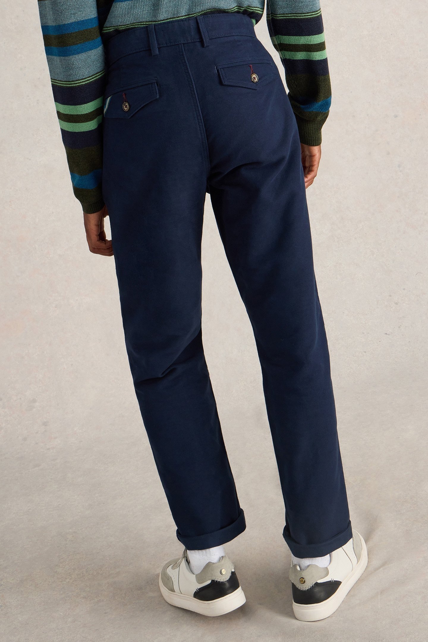 MOLESKIN TROUSER DARK NAVY 2