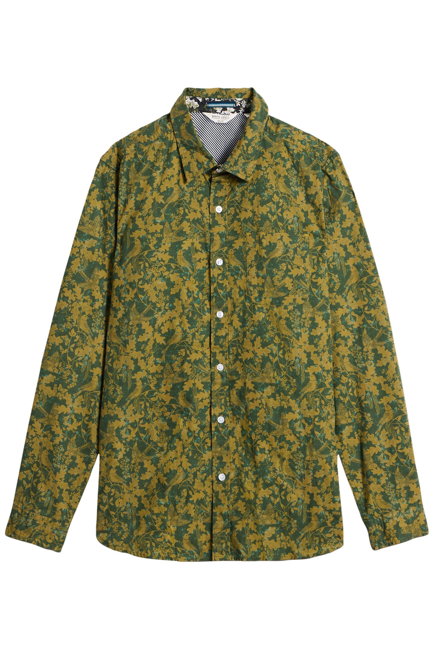 HAWTHORN BIRD PRINTED SHIRT GREEN MULTI 3