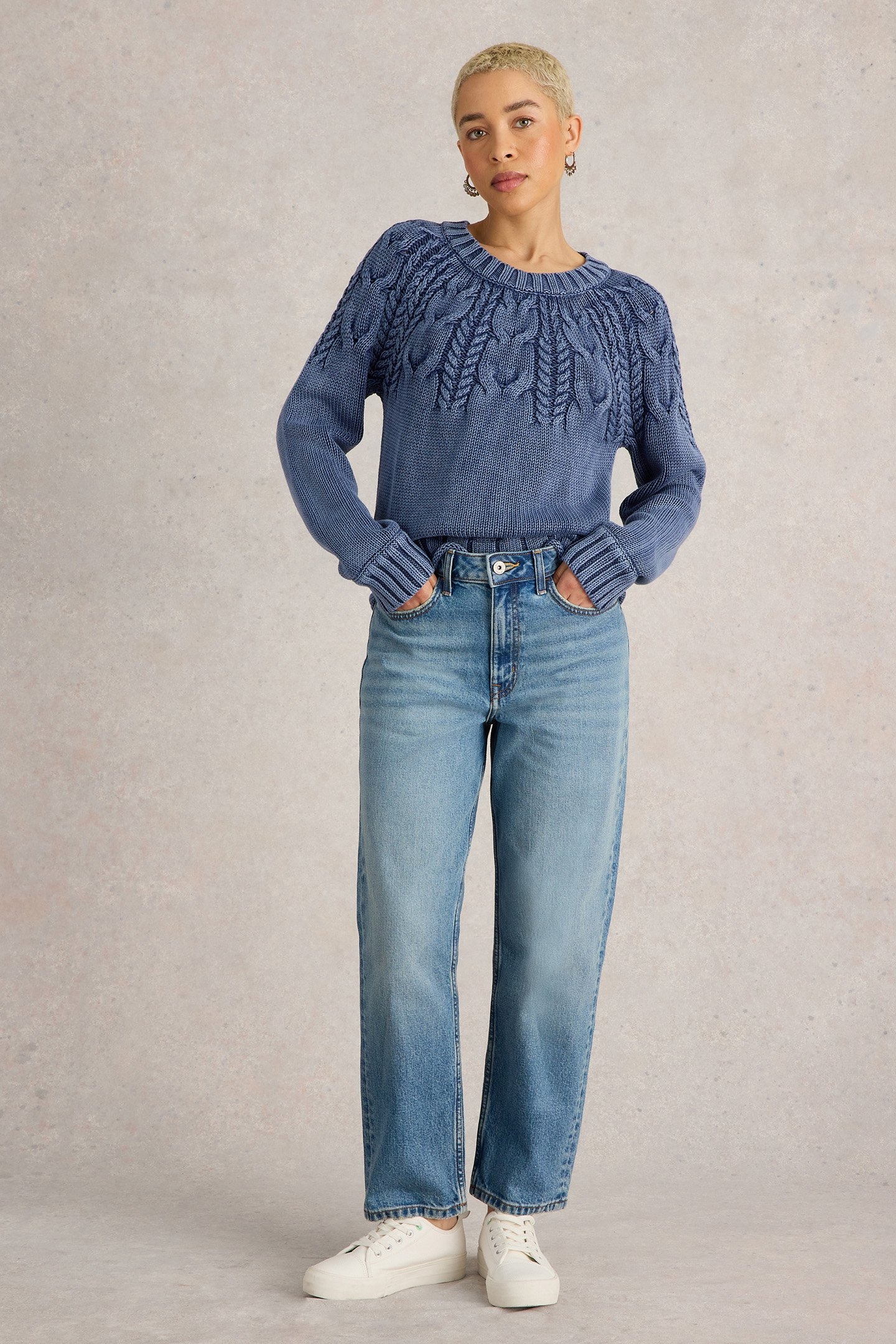 MIA CABLE JUMPER INDIGO BLUE 1