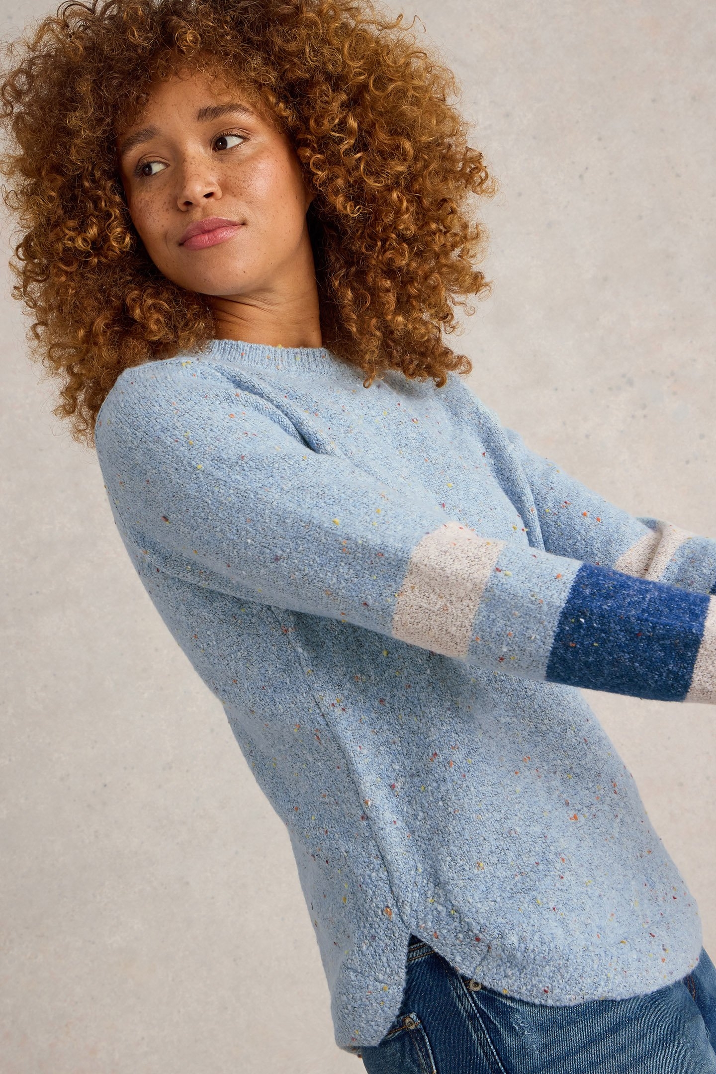 TALIA NEP JUMPER BLUE MULTI 4