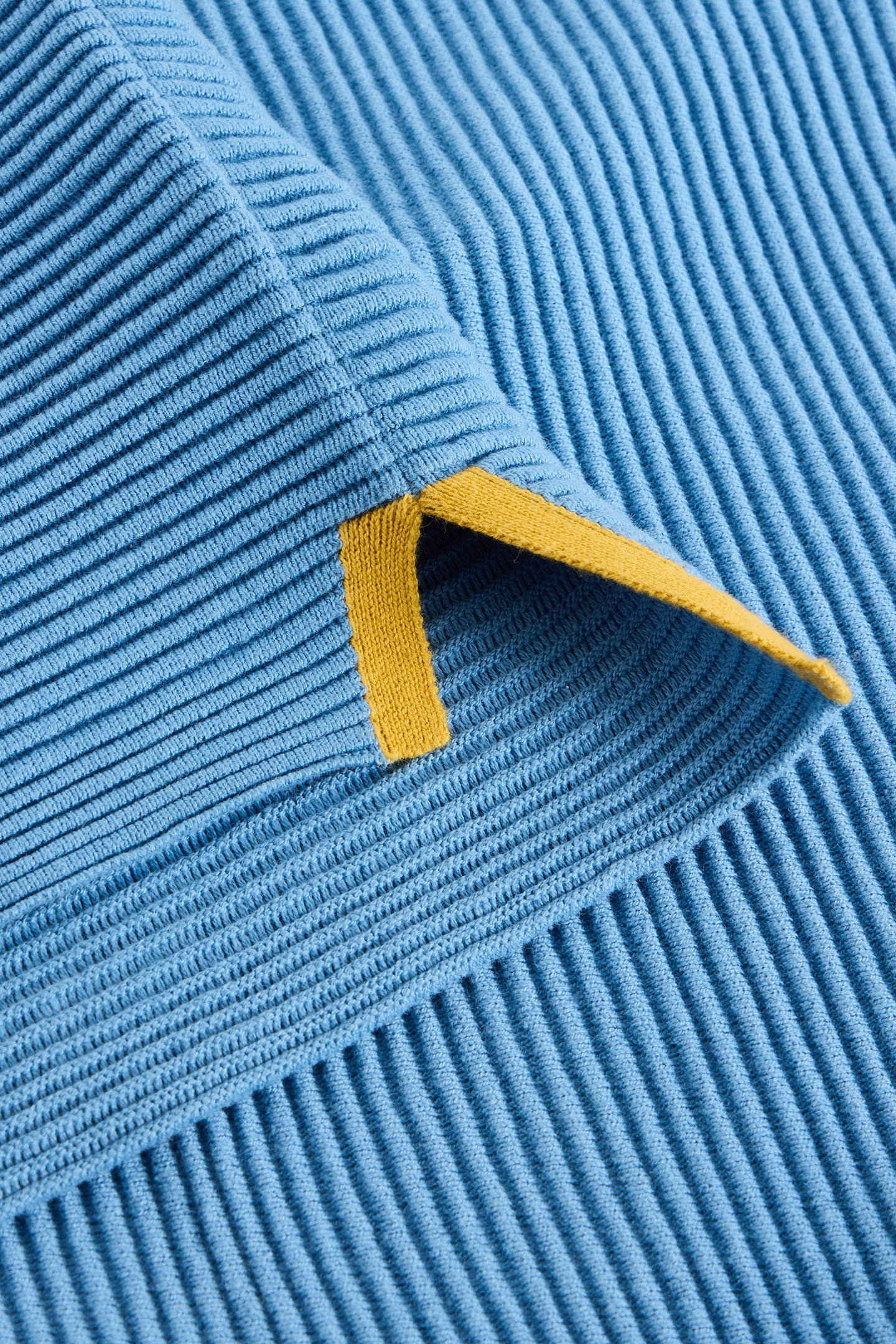 JANA V NECK JUMPER MID BLUE 6