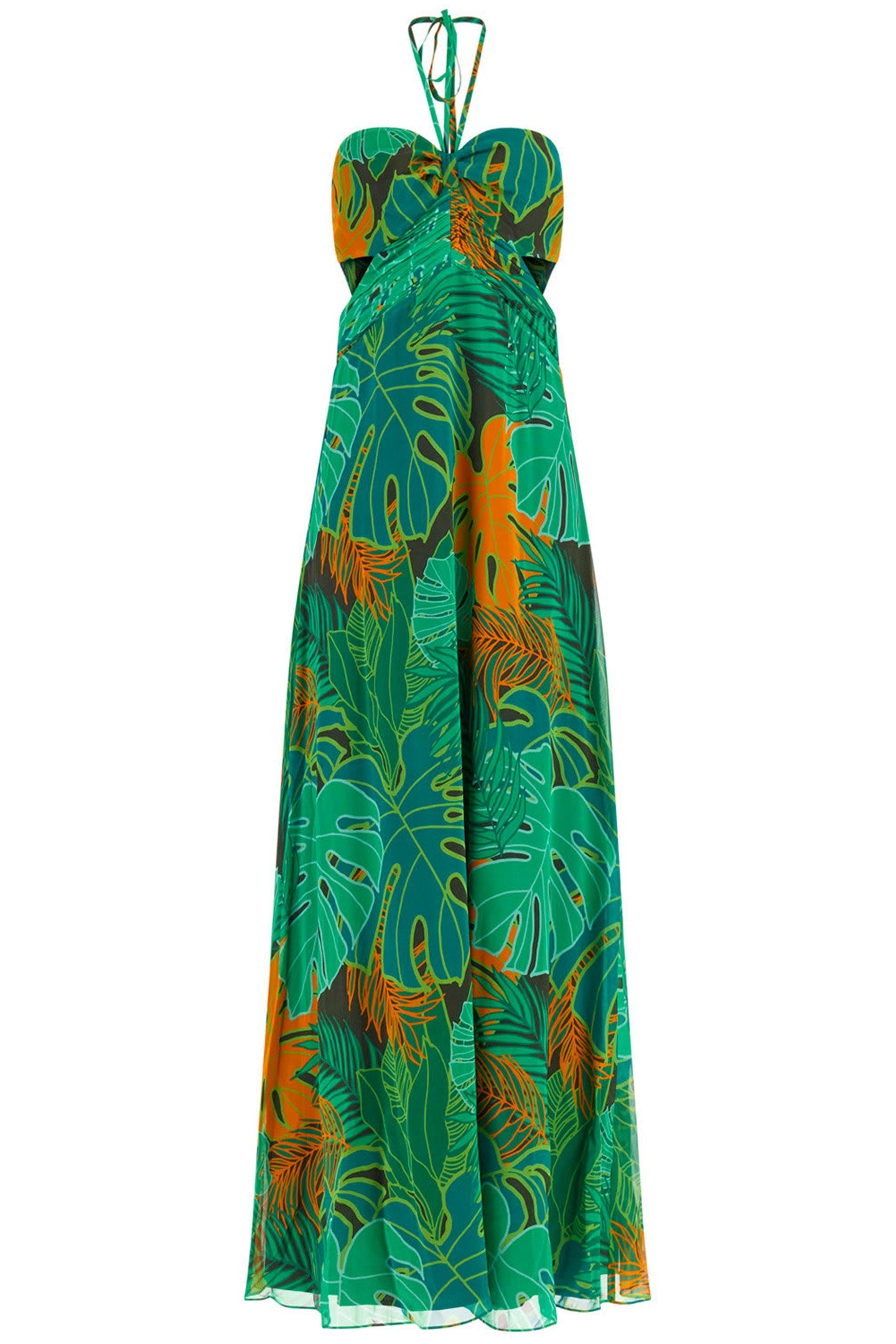 AMAZON SL MAXI DRESS AMAZON LEAF 3