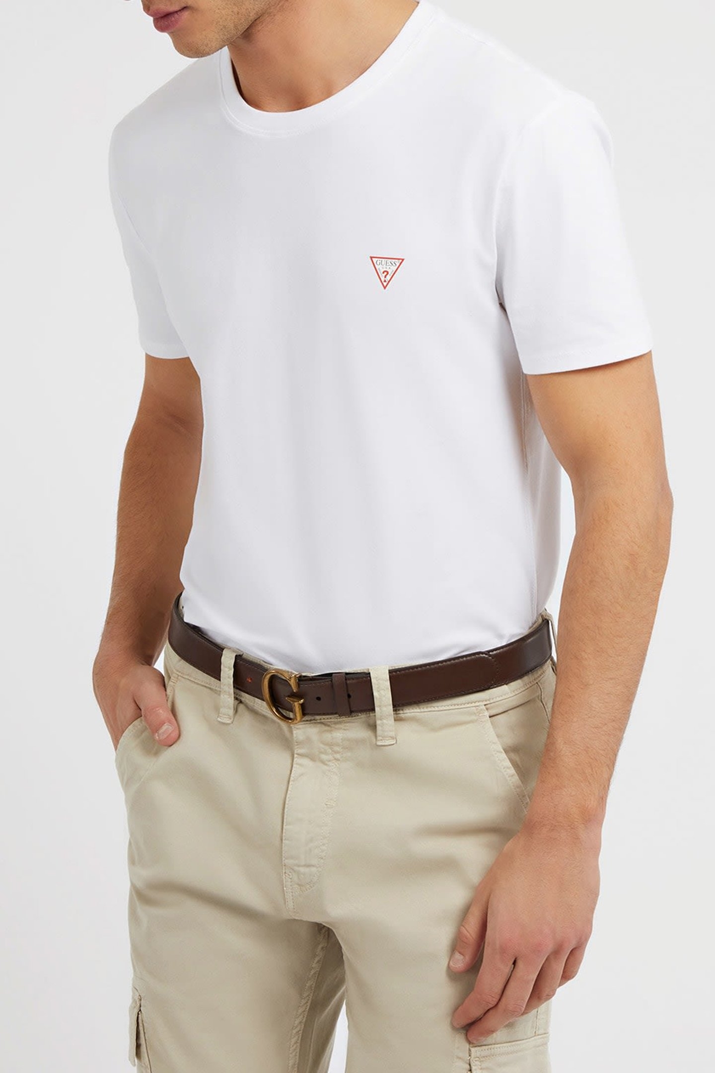 CN SS CORE TEE STR PURE WHITE 1