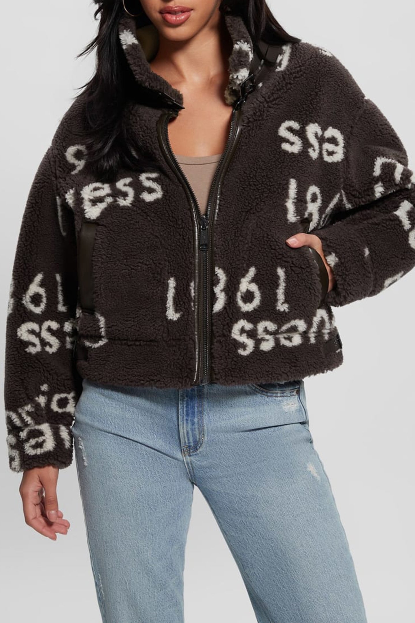 RAQUEL REVERSIBLE LO BROWN AND CREAM LOGO 1