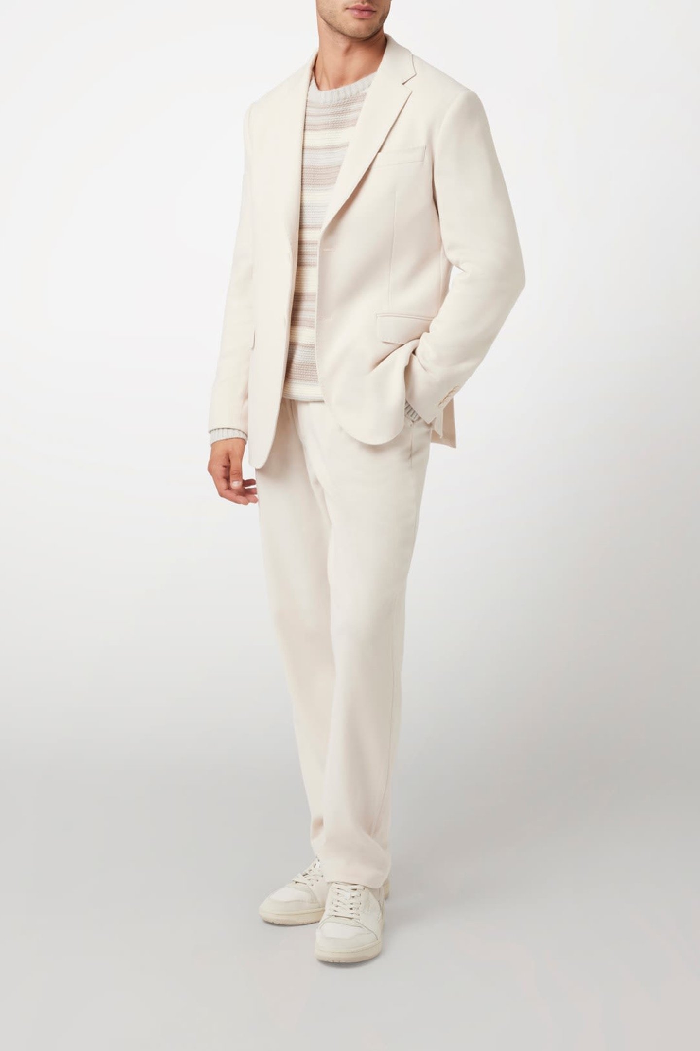 SEAN 2B NOTCH BLAZER WARM MILK 3