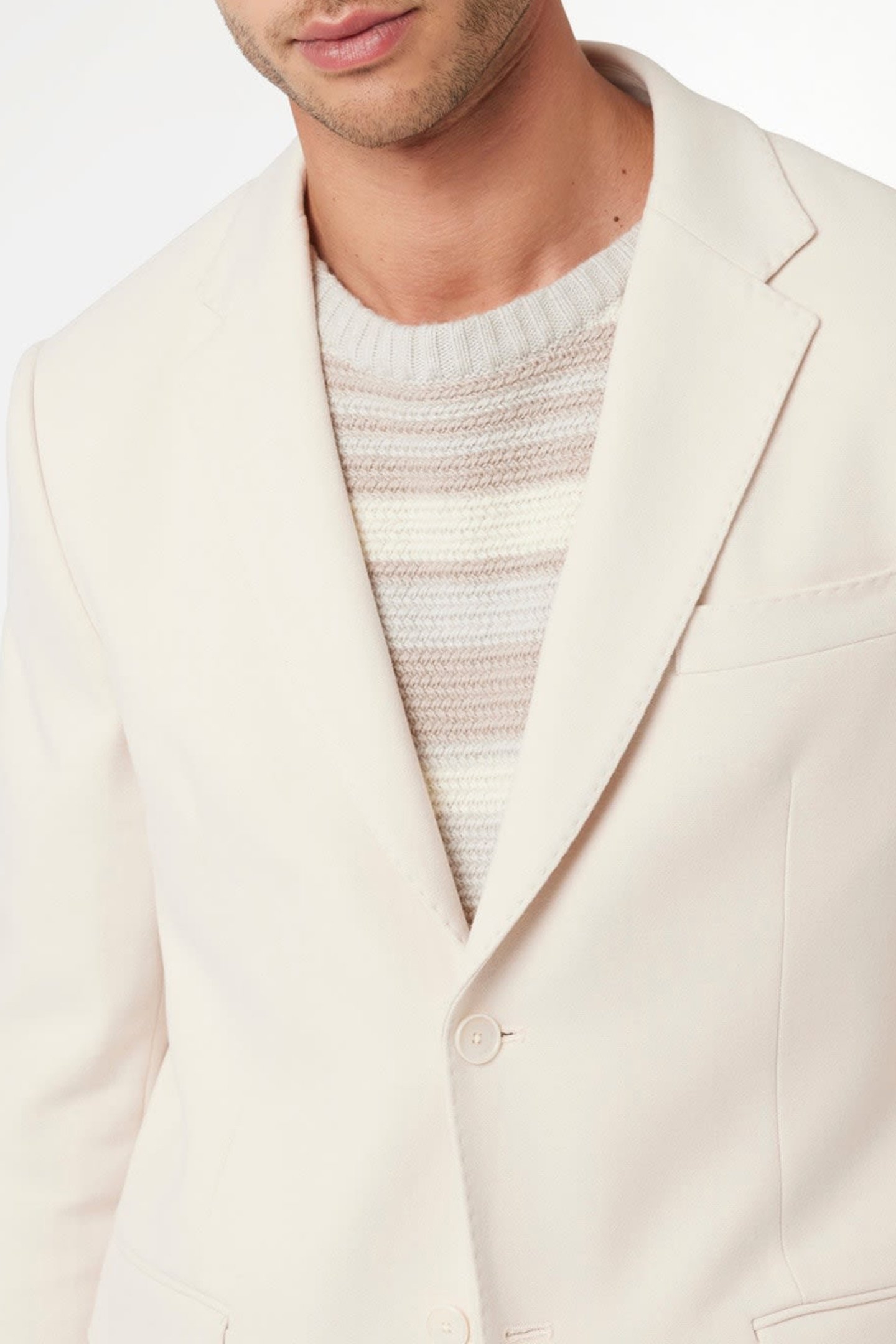 SEAN 2B NOTCH BLAZER WARM MILK 5