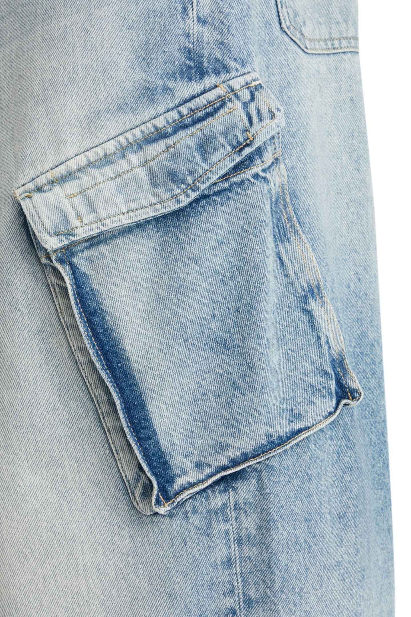 THE DAZE WIDE LEG CARGO JEANS - ROLLING ROAD 8