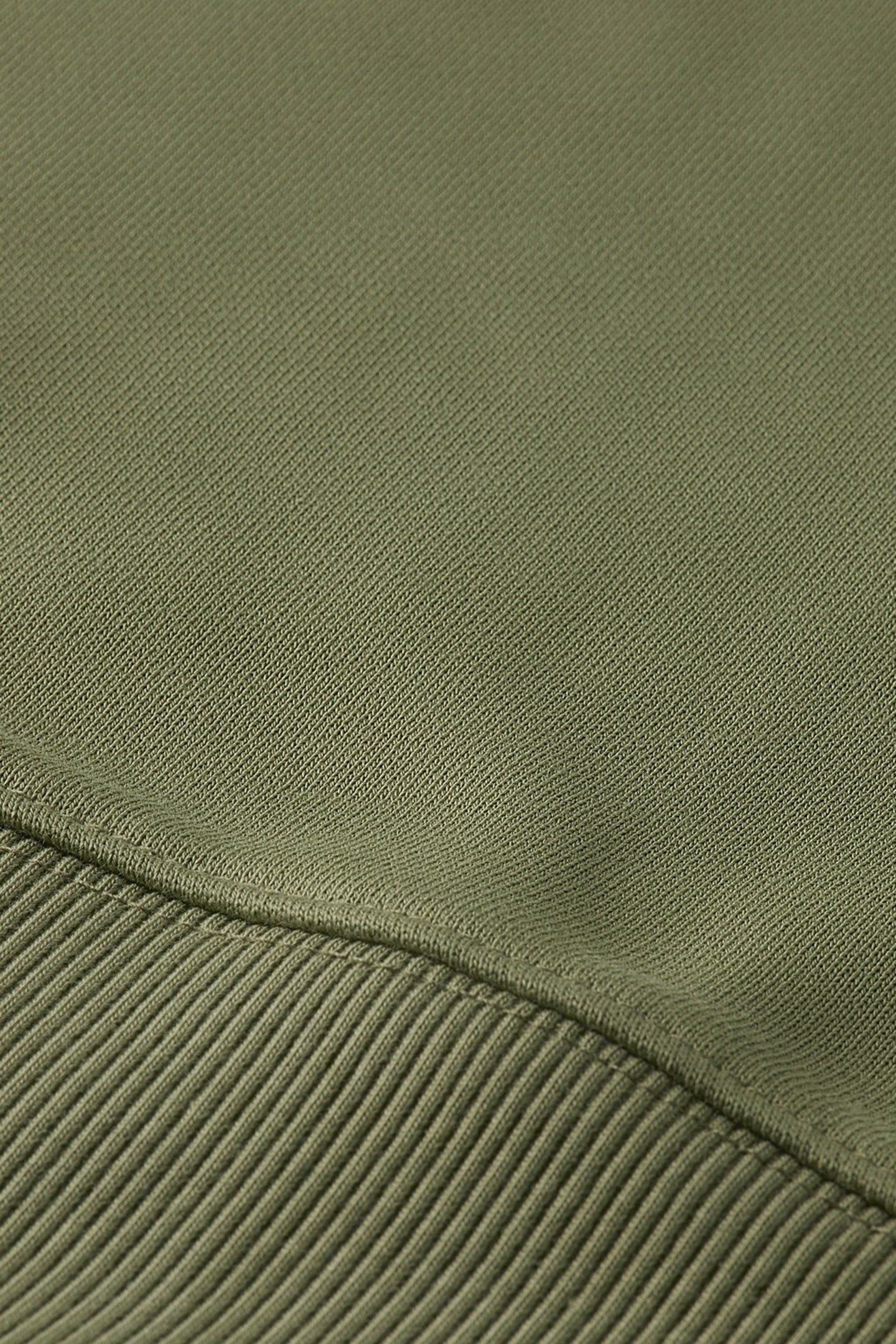 ESSENTIAL BADGE CREW SWEAT GREEN IVY 3