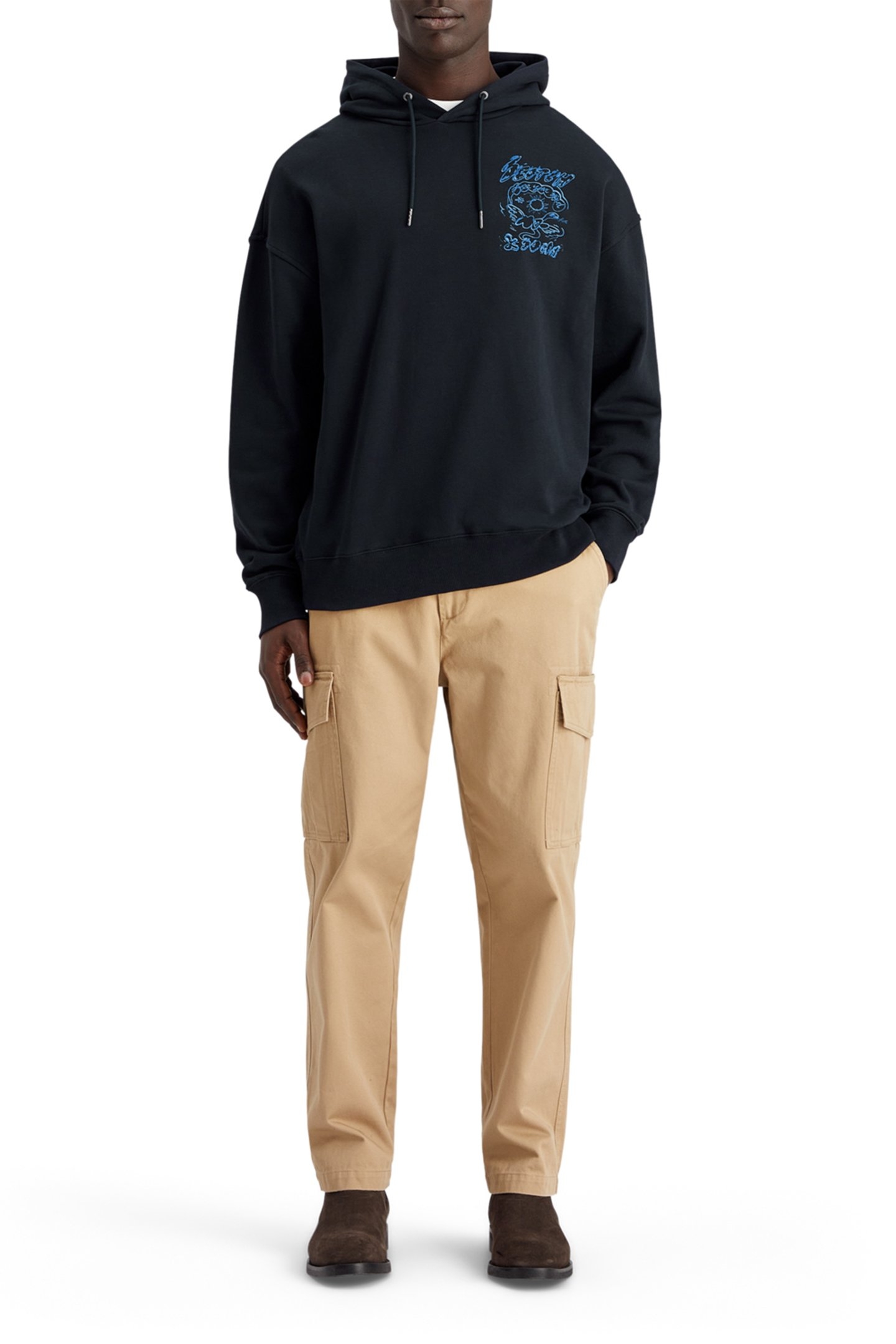 EMBROIDERED ARTWORK HOODIE NIGHT 3