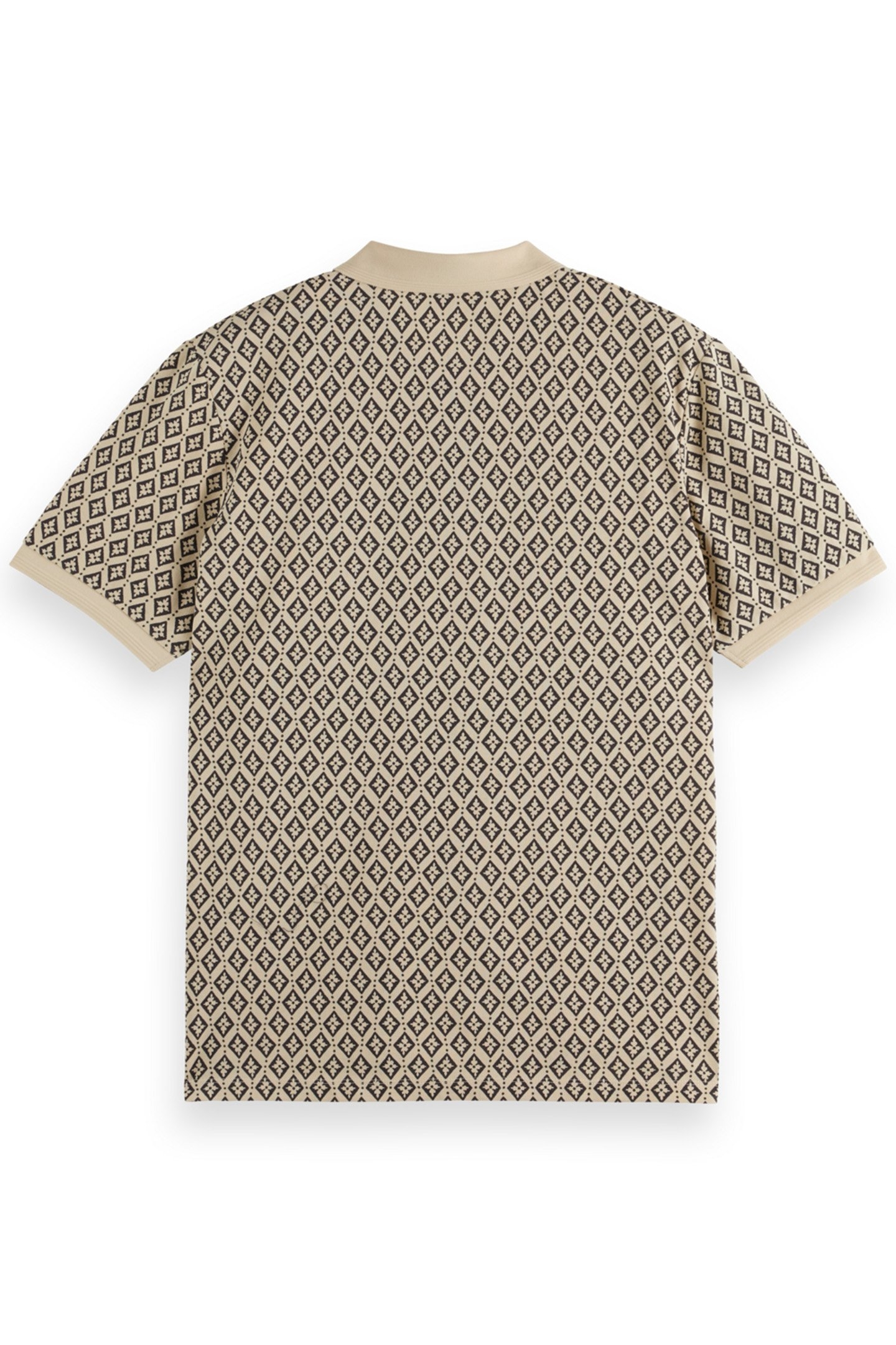 REGULAR FIT MINI ALL OVER PRINT POLO PARCHMENT GEO FLOWER 2