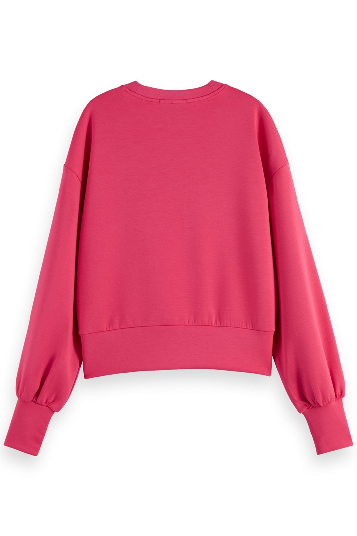 MODAL SWEATSHIRT BRIGHT RASPBERRY 2